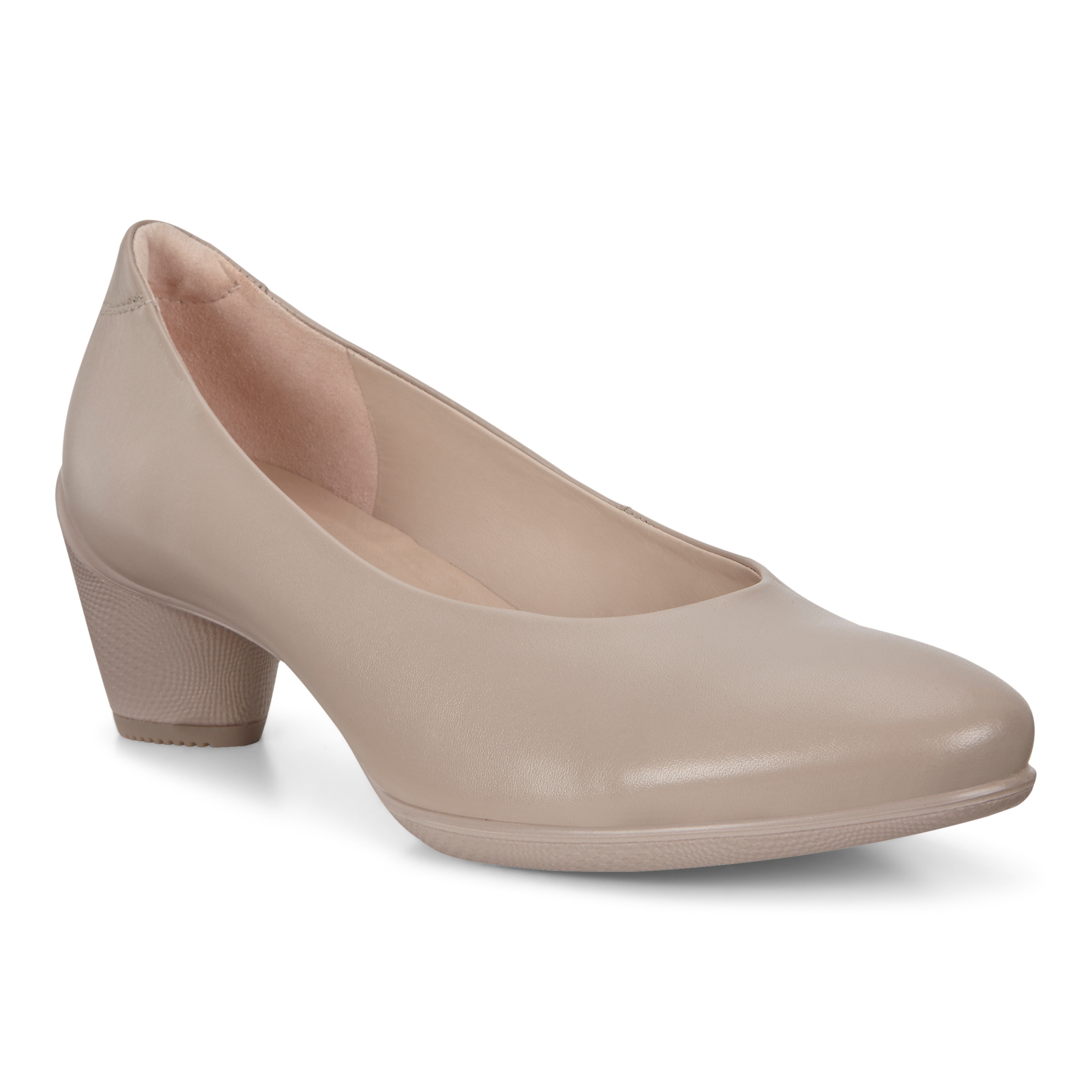 ECCO Sculpted 45 ウィメンズ レザーブロックヒールパンプス ECCO Sculpted 45 ウィメンズ レザーブロックヒールパンプス