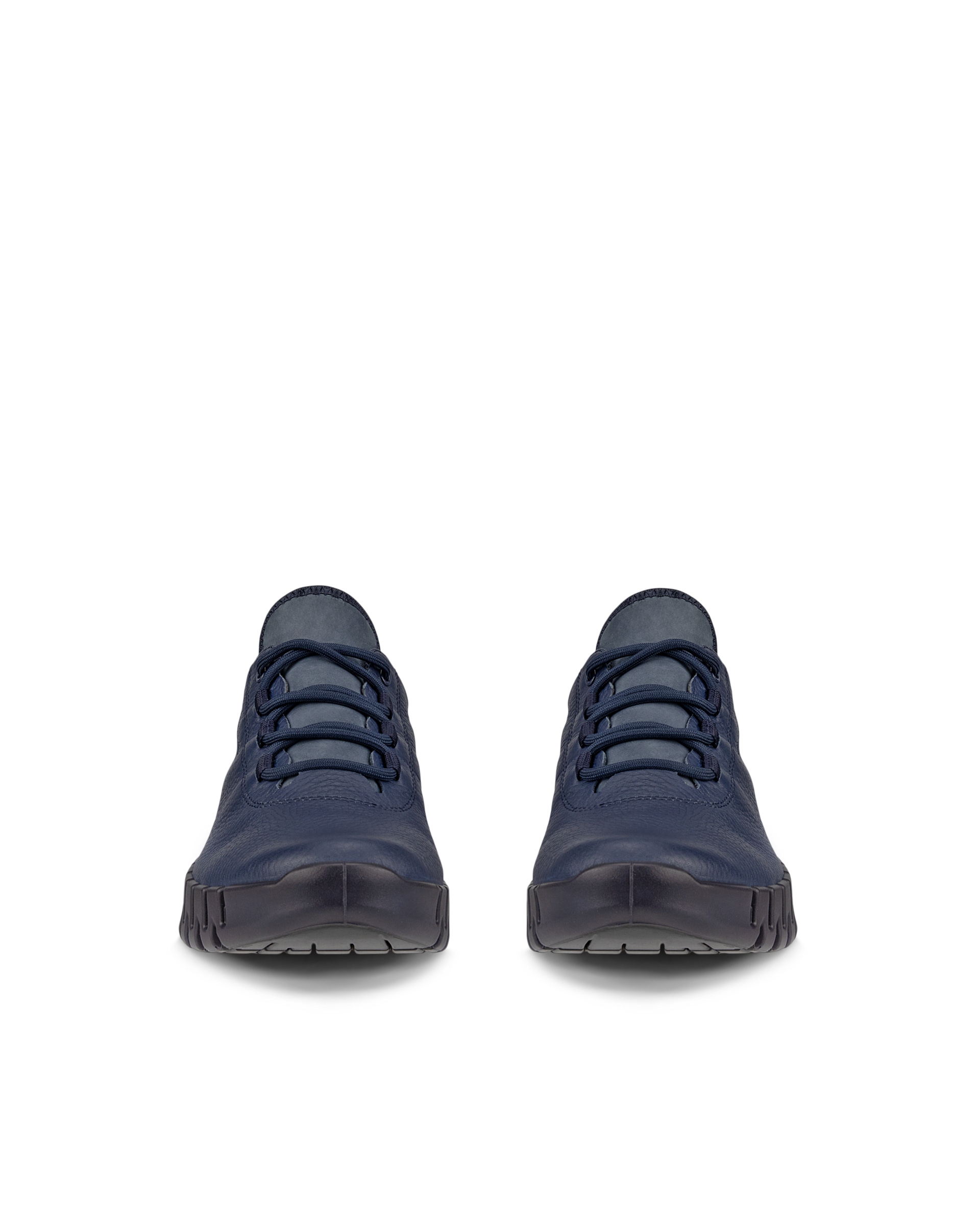 ECCO Gruuv ウィメンズ レザーGore-Texスニーカー - ブルー - Front pair