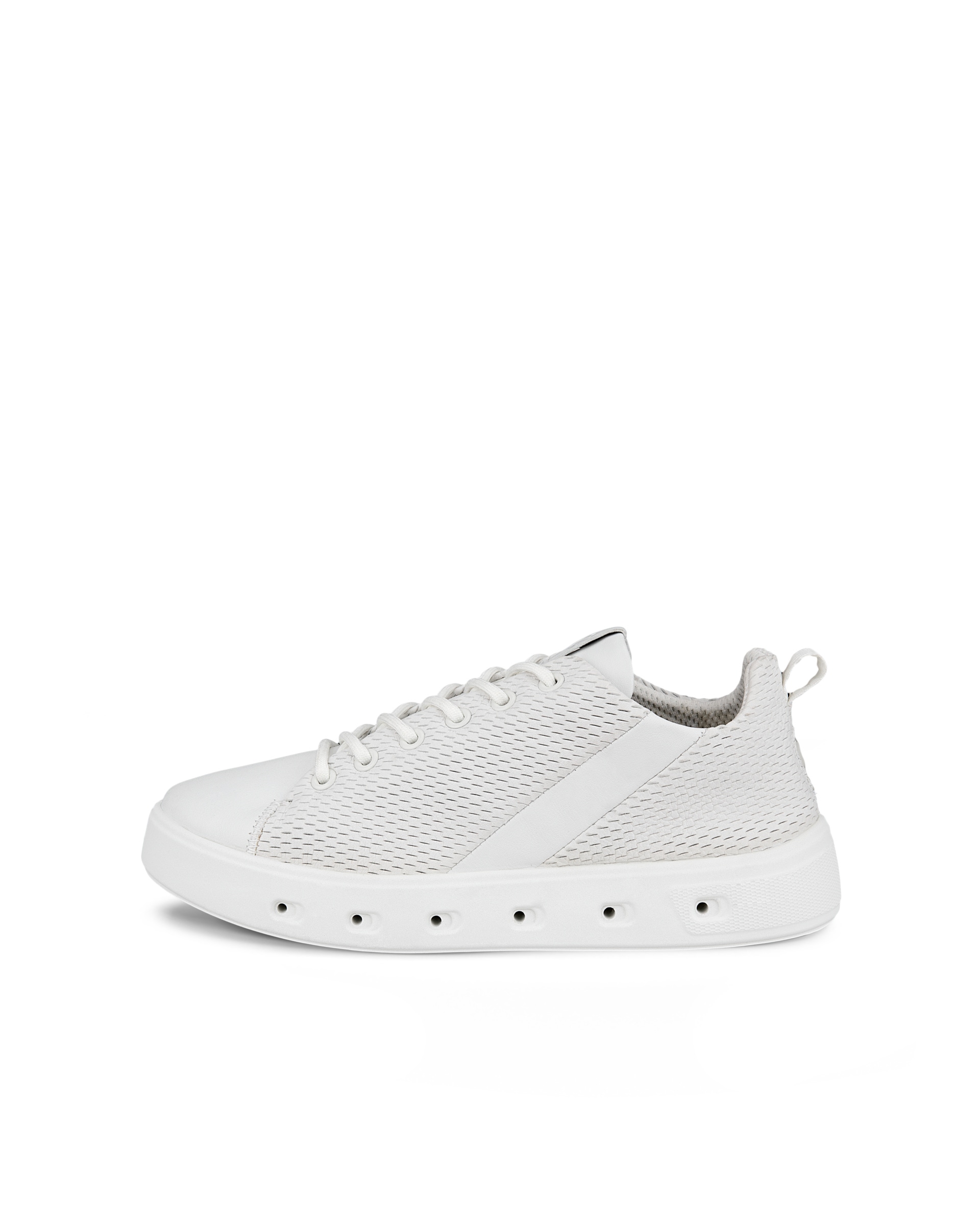 Zapatillas de piel Gore-Tex ECCO® Street 720 para mujer - Blanco - Outside