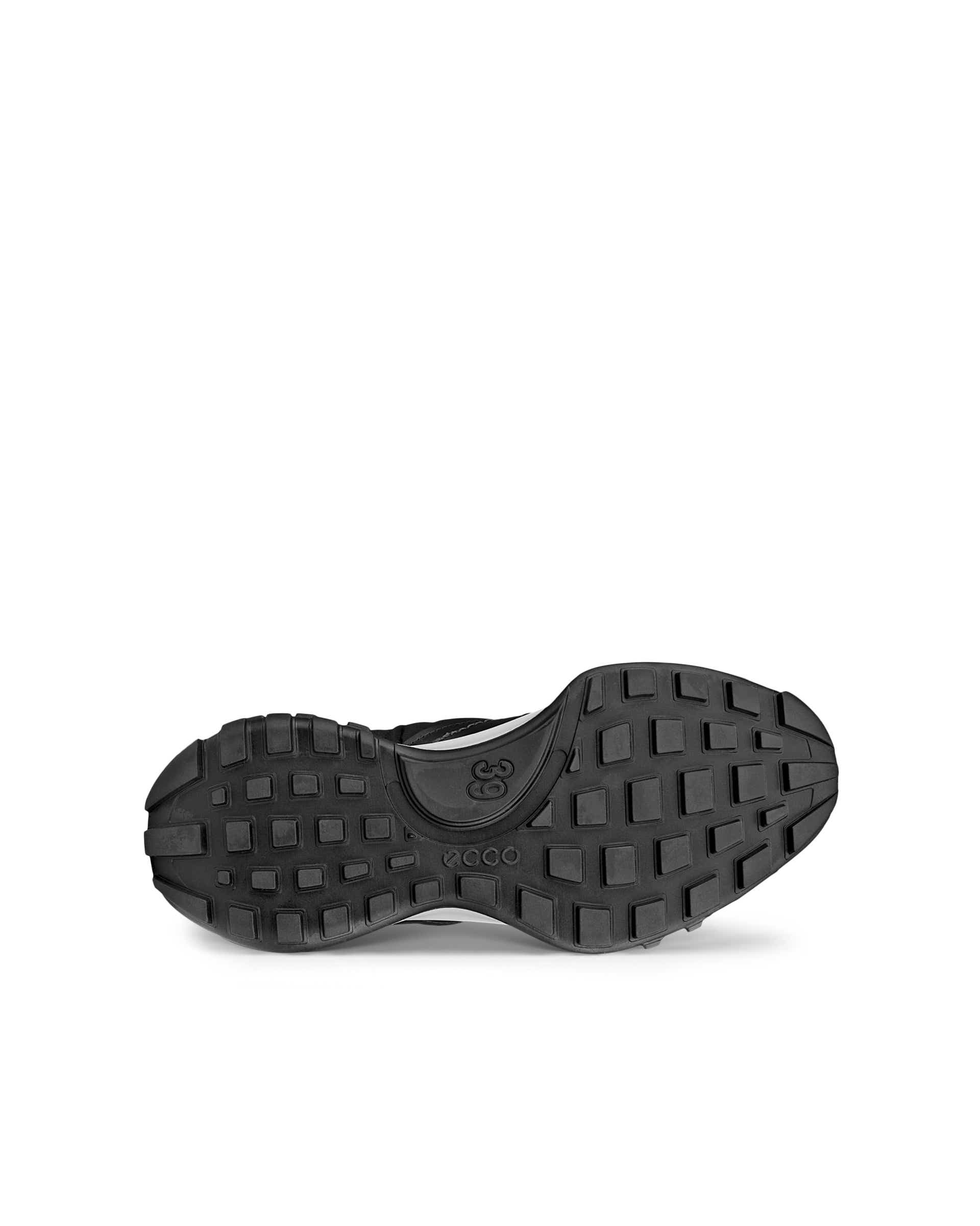 ECCO® Retro Sneaker baskets en cuir pour femme - Noir - Sole