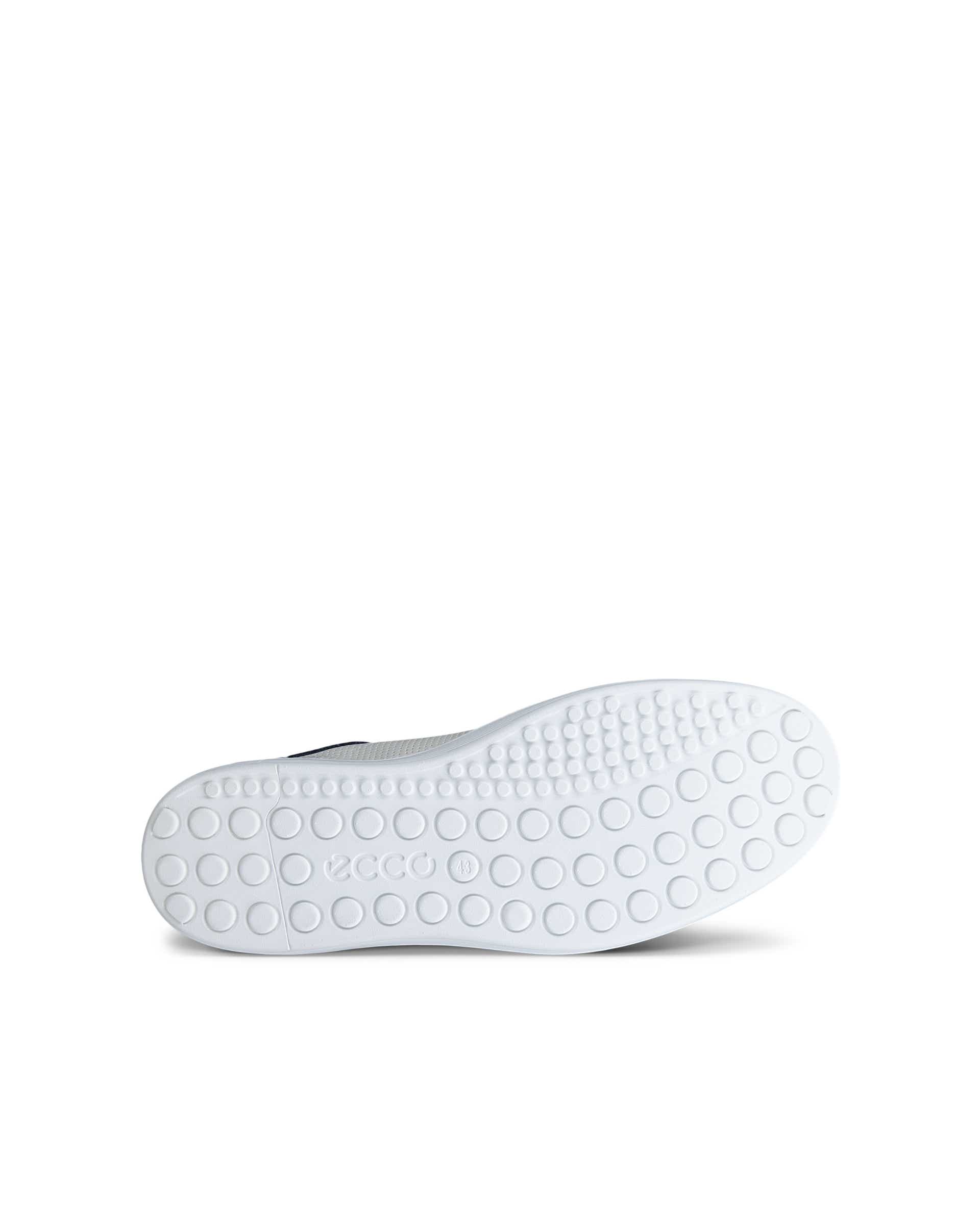 Men's ECCO® Soft 60 Leather Sneaker - White - Sole