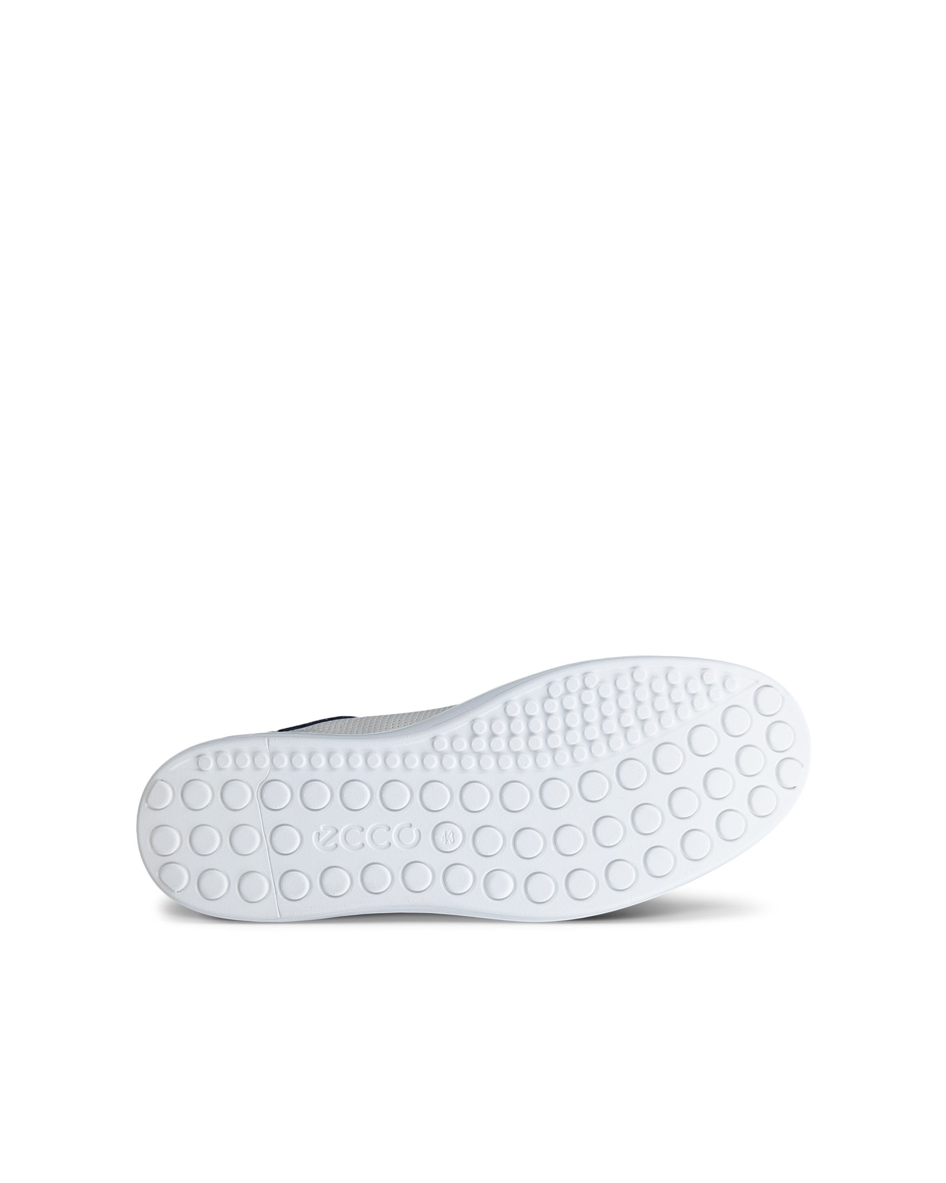 Men's ECCO® Soft 60 Leather Sneaker - White - Sole