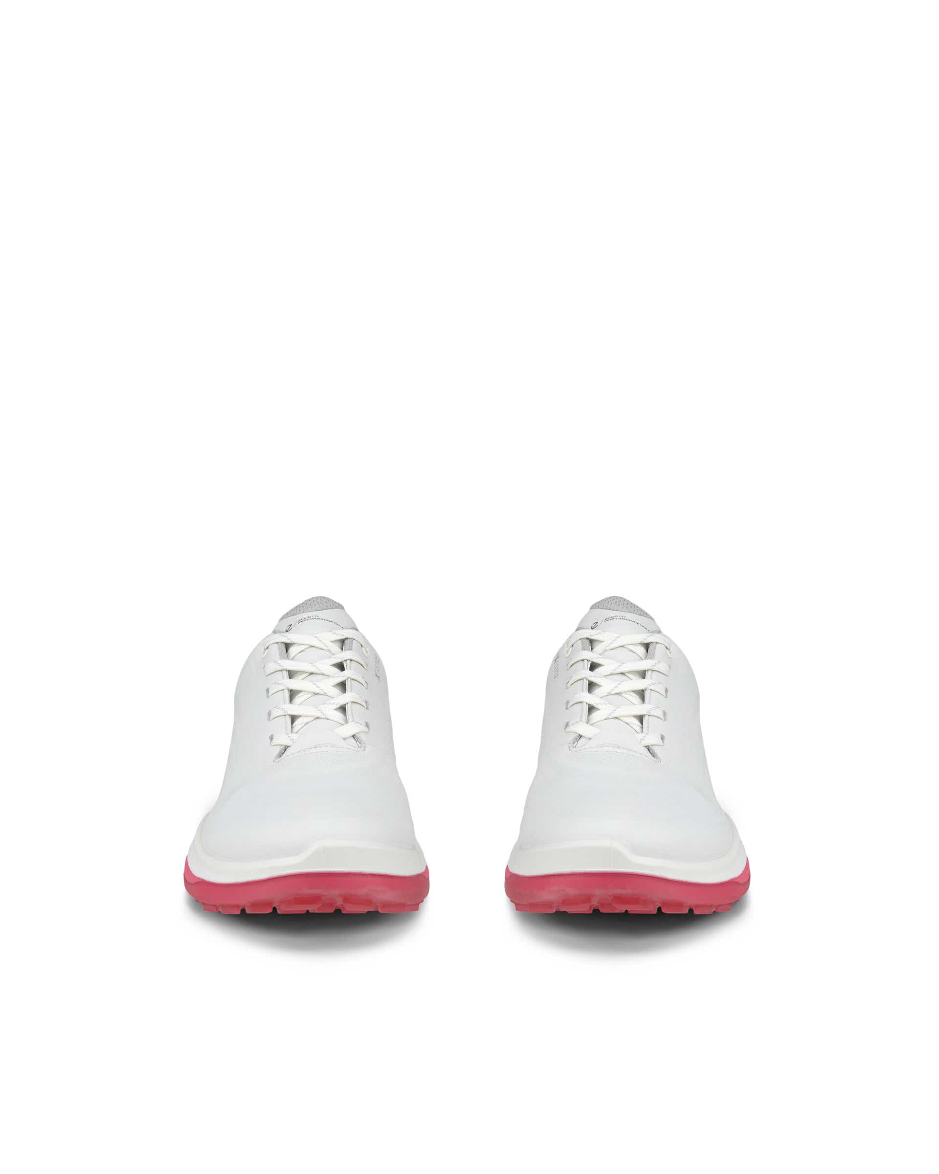 Zapatos golf impermeable de piel ECCO® Golf LT1 para mujer - Blanco - Front pair