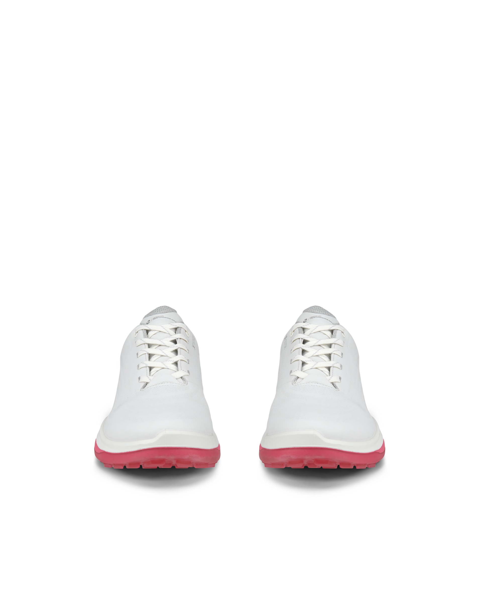 Zapatos golf impermeable de piel ECCO® Golf LT1 para mujer - Blanco - Front pair