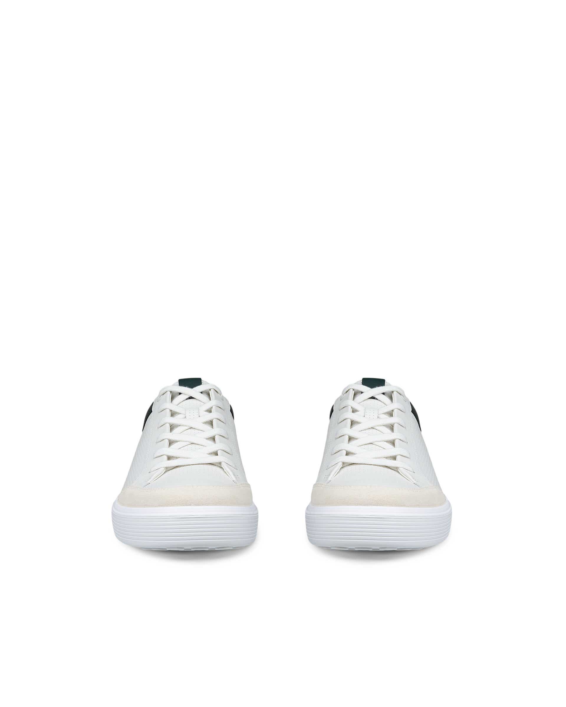 Men's ECCO® Soft 60 Leather Shoe - White - Front pair