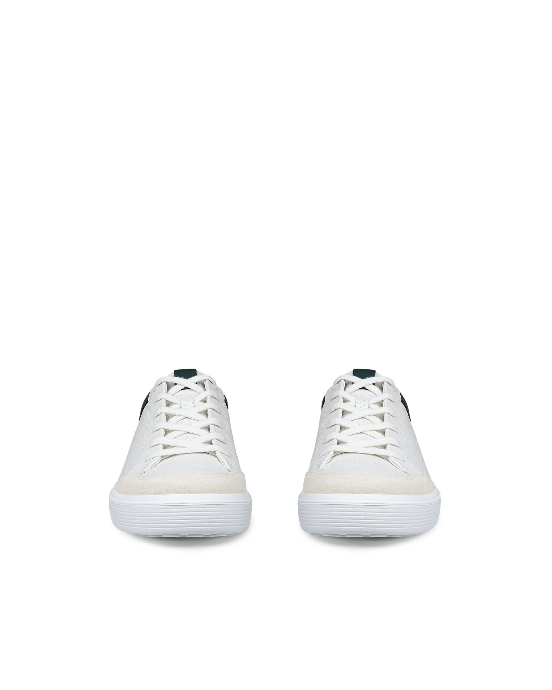 Men's ECCO® Soft 60 Leather Shoe - White - Front pair