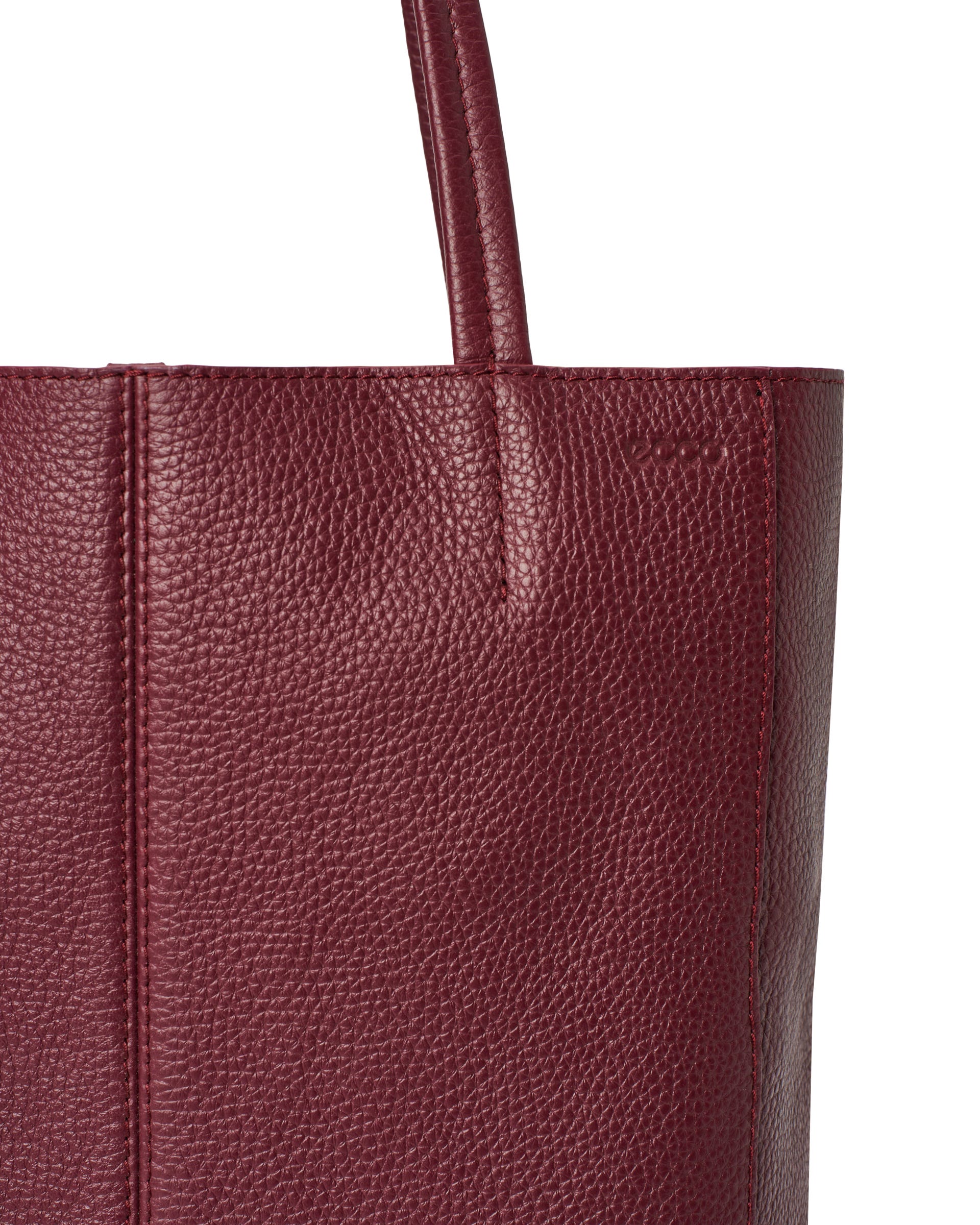 Women's ECCO® AVEN TOTE Leather Tote Bag - Red - Main