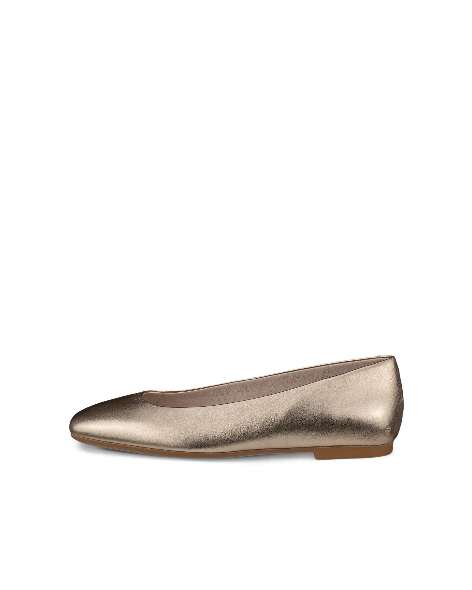 ECCO MARGOT WOMEN'S BALLERINA  - Bronze - Outside