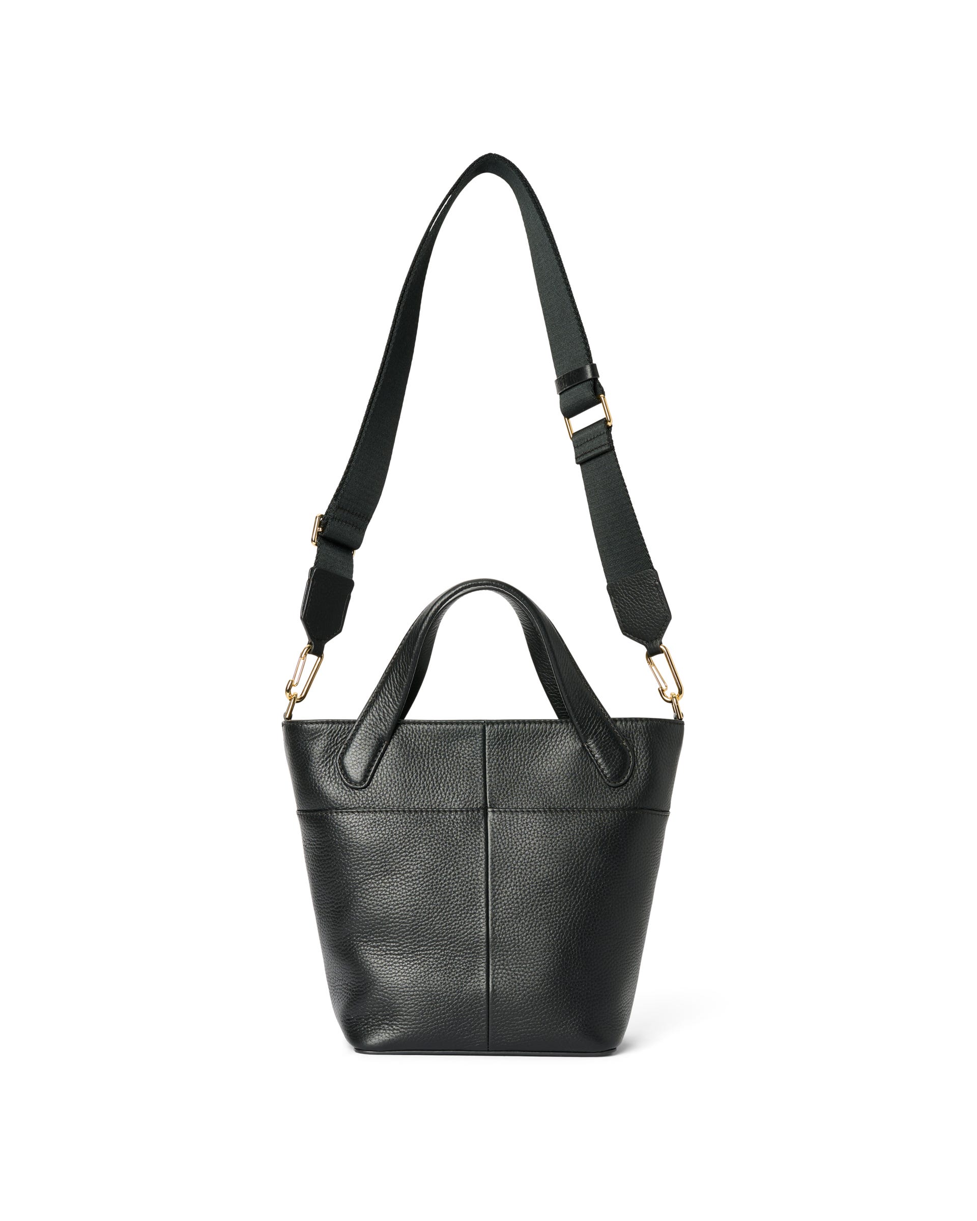 ECCO® Essential leren shopper - Zwart - Back