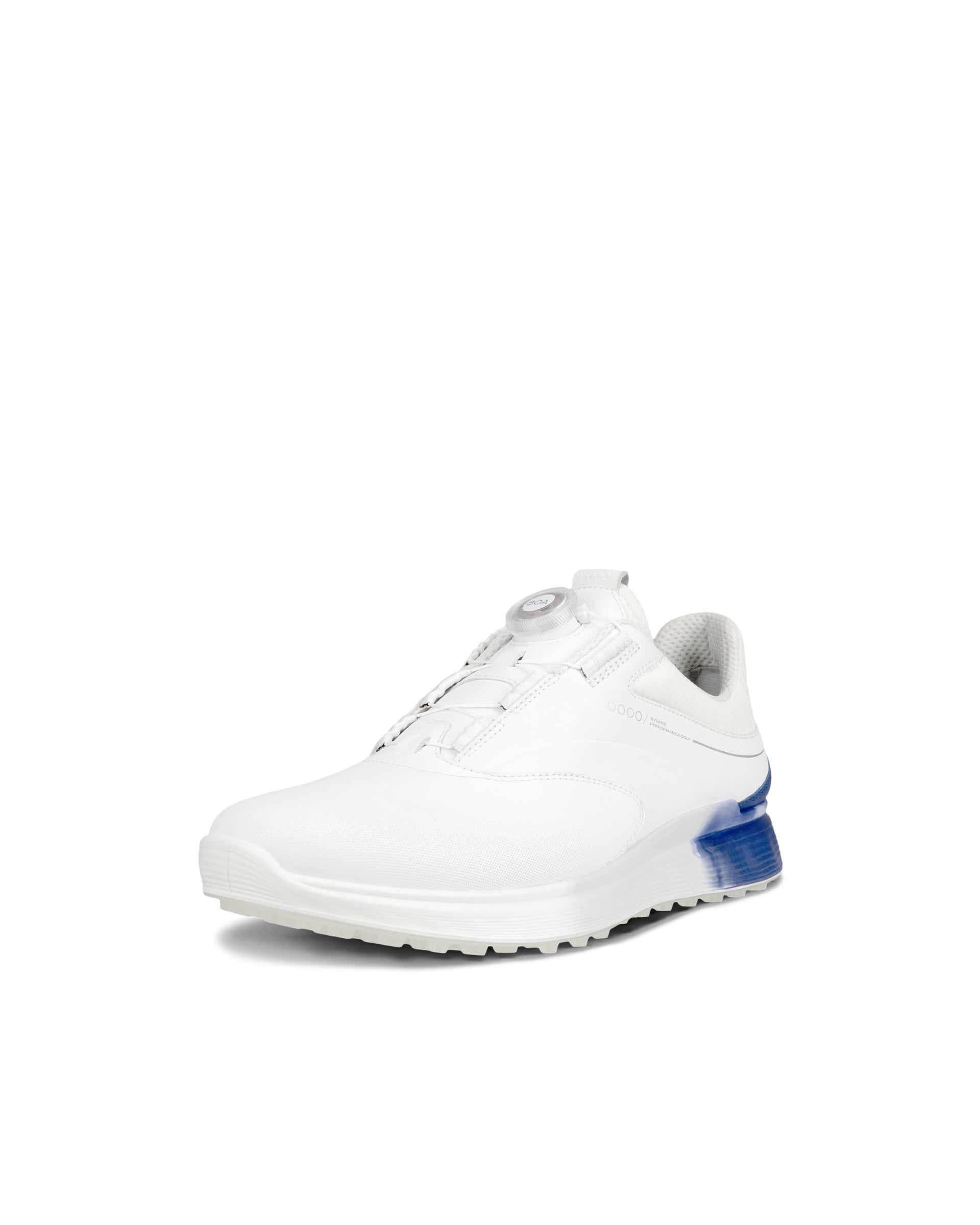 男性用 ECCO Golf S-THREE BOA ECCO Men S-three Golf Shoes With Boa | White