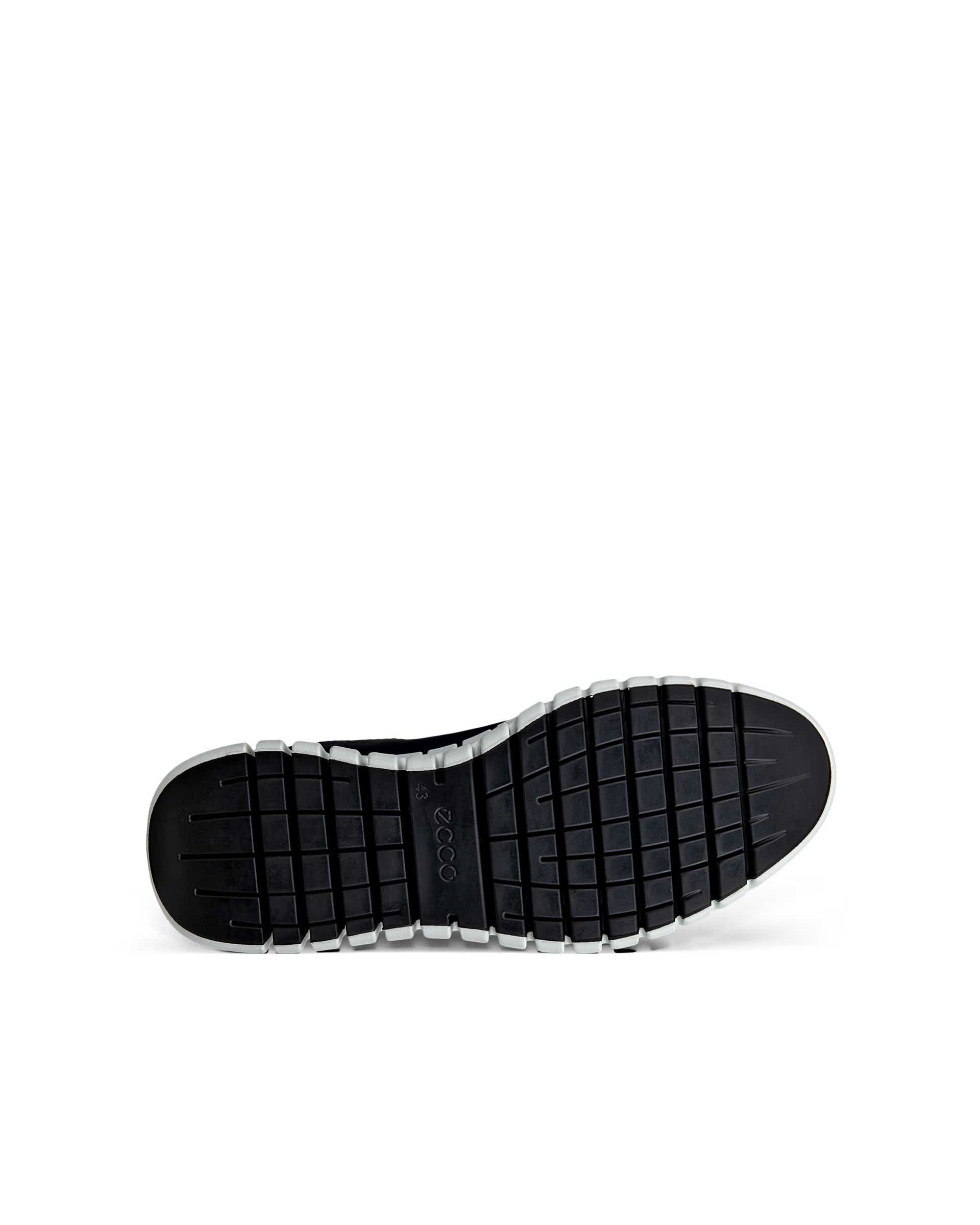 ECCO® GRUUV heren leren sneaker - Blauw - Sole