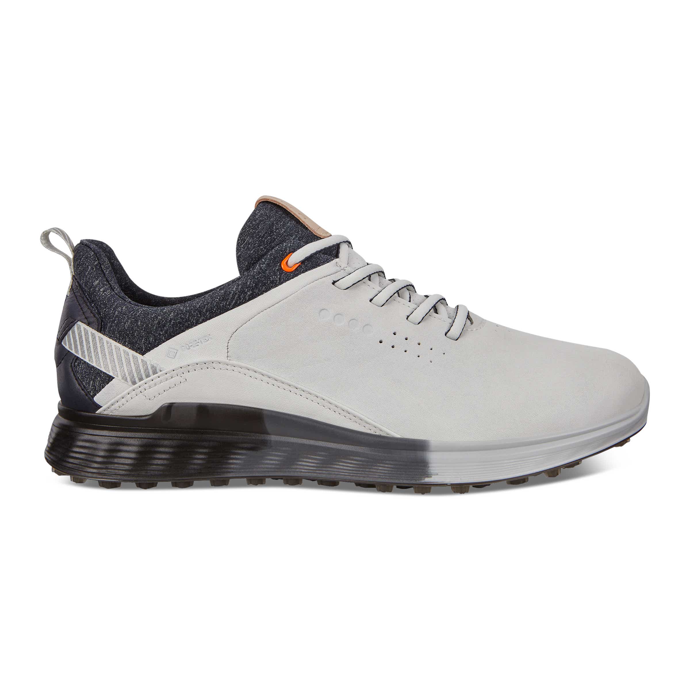 Men's ECCO® Golf S-Three Leather Gore-Tex Shoe | White