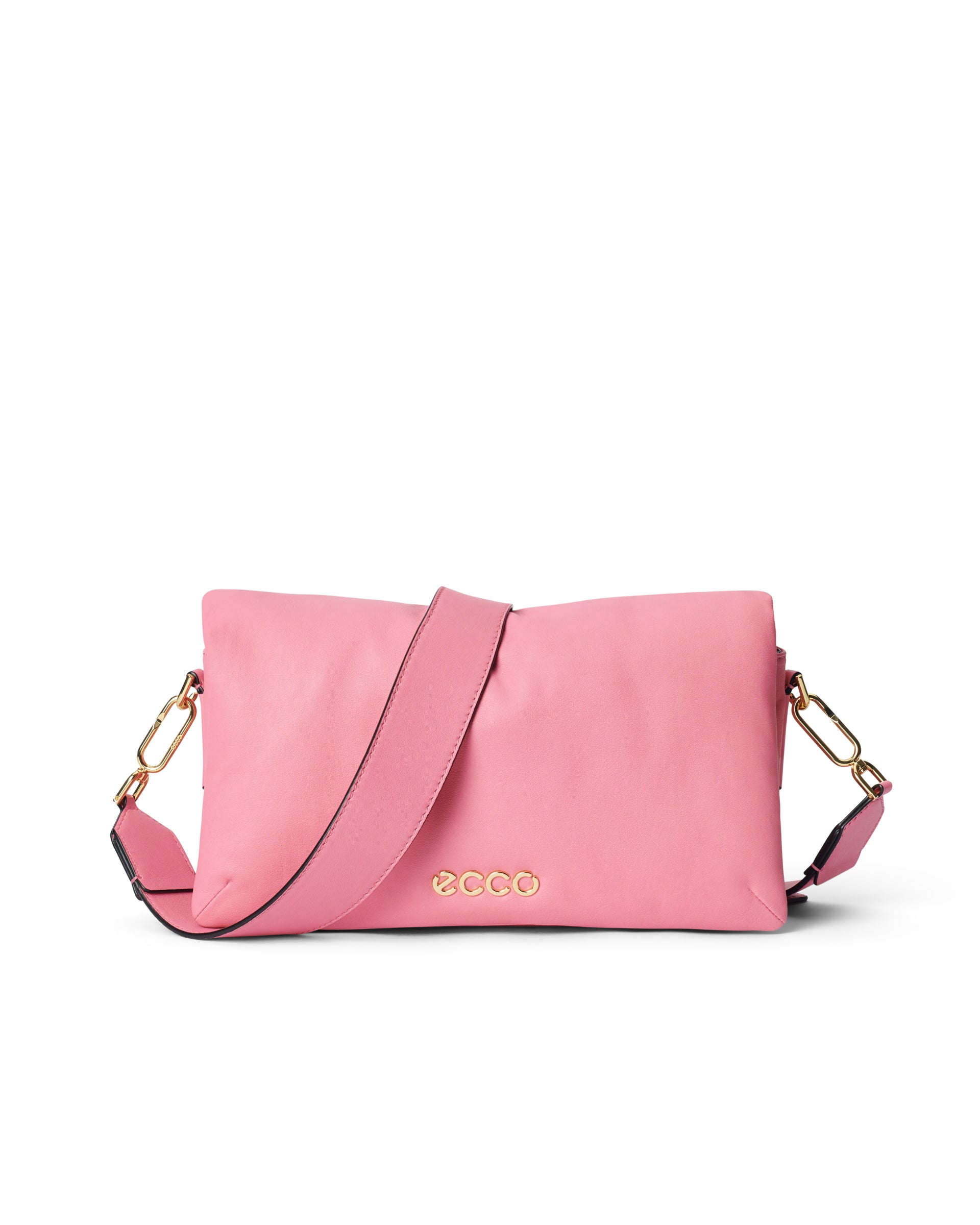 ECCO Pinch Large Soft レザーピンチクロスボディバッグ - ピンク - Main
