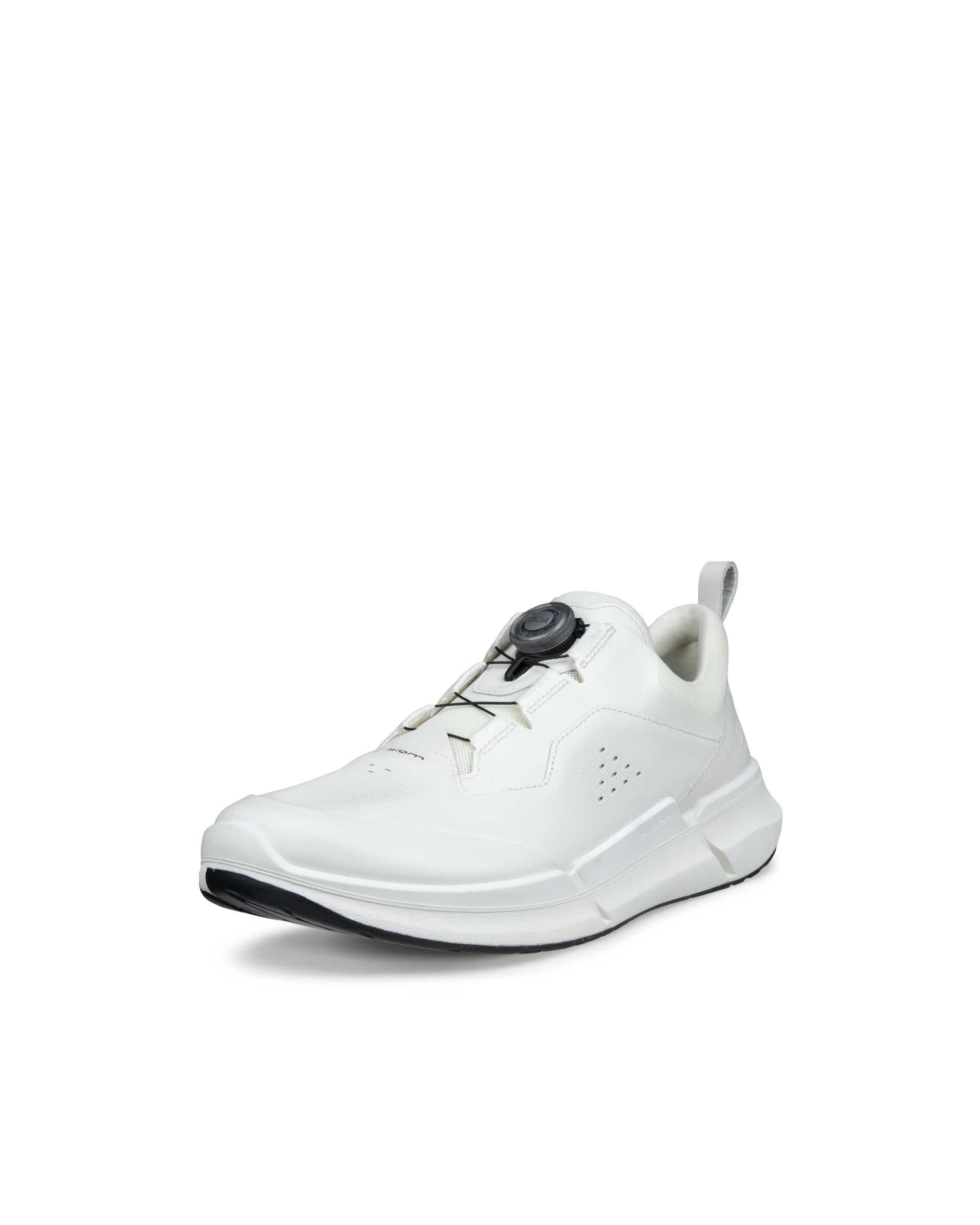 Men's ECCO® Biom 2.2 Boa Leather Sneaker - White - Main