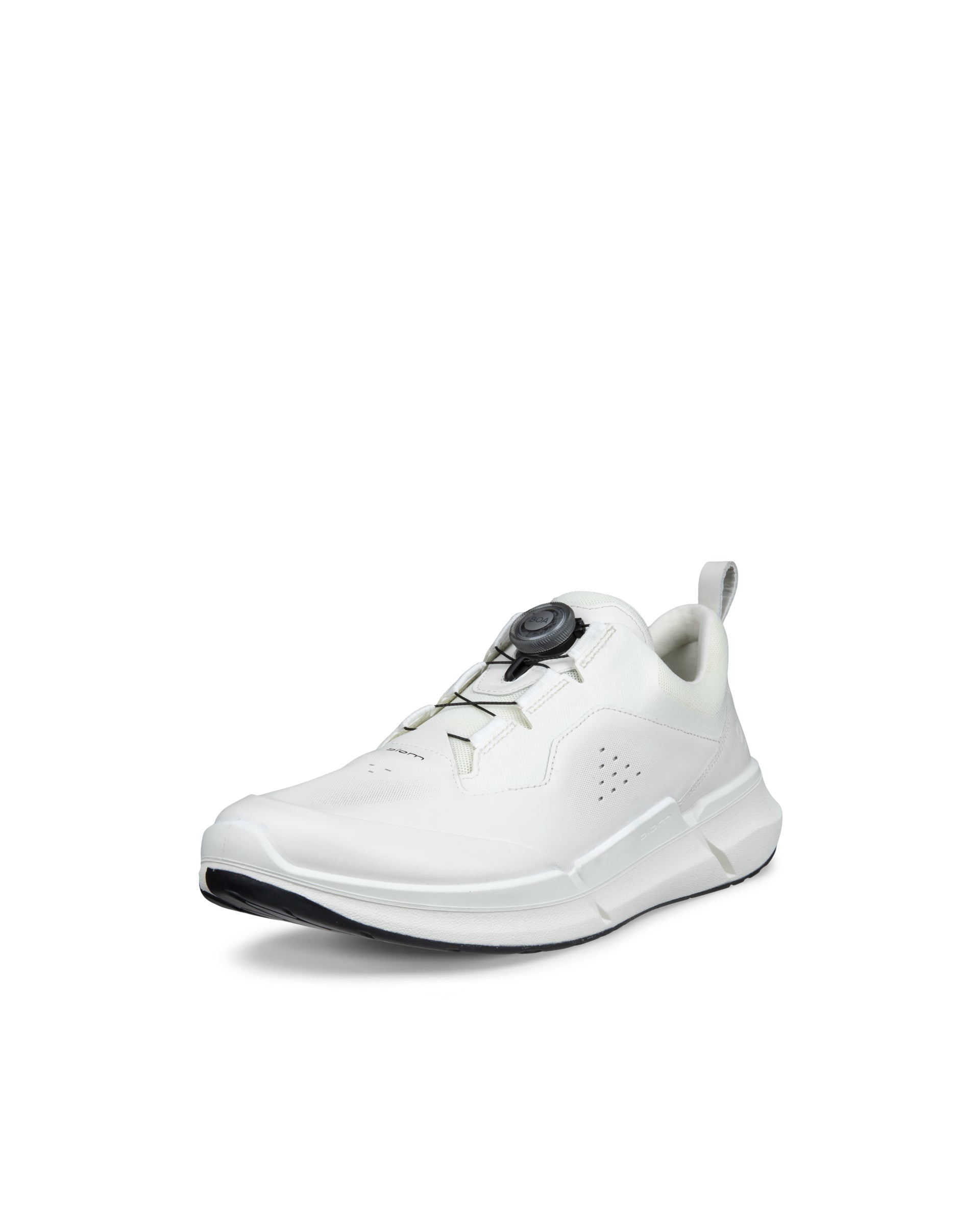 Men's ECCO® Biom 2.2 BOA Leather Sneaker - White - Main