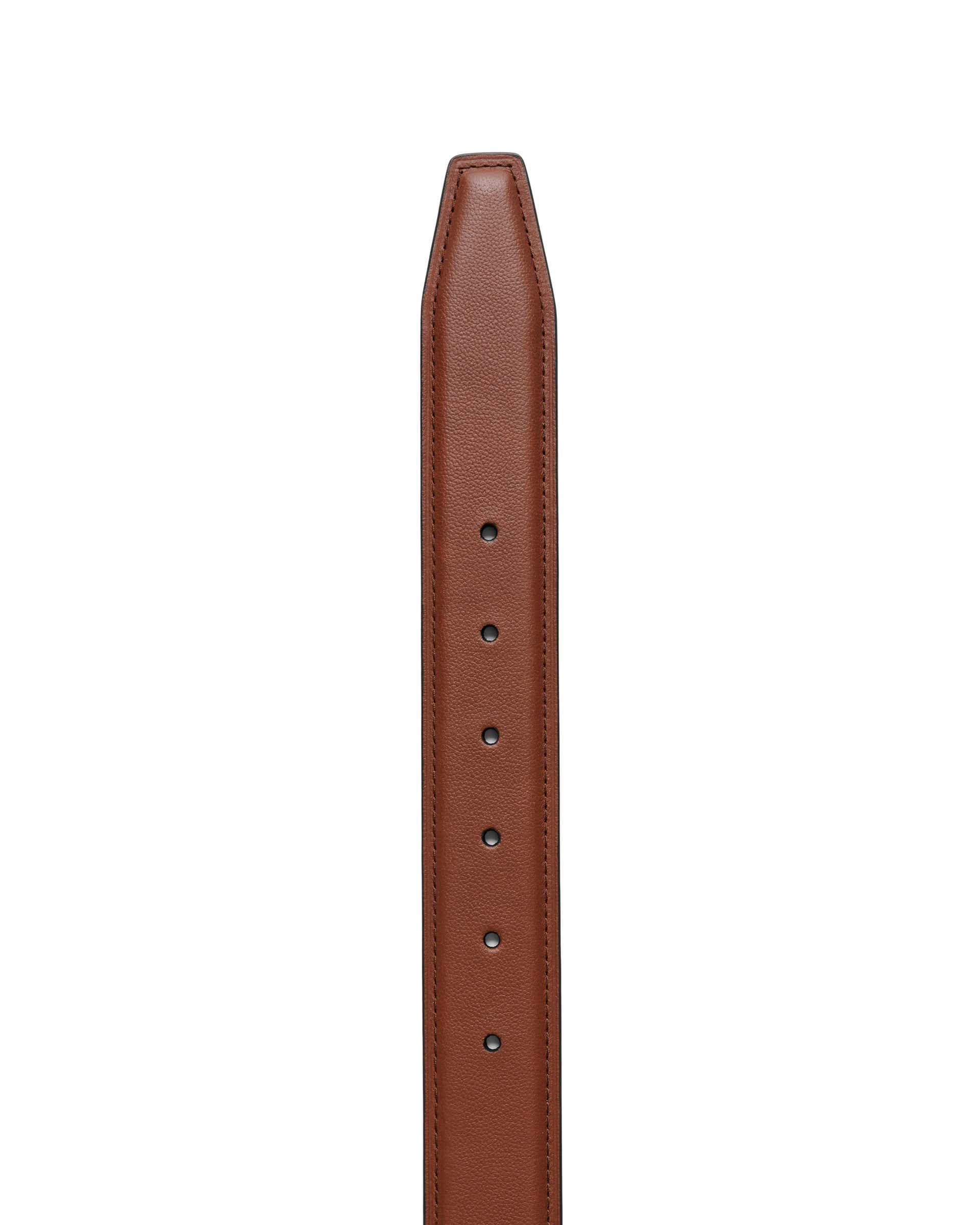 ECCO® ESSENTIAL heren leren riem - Bruin - Detail-2