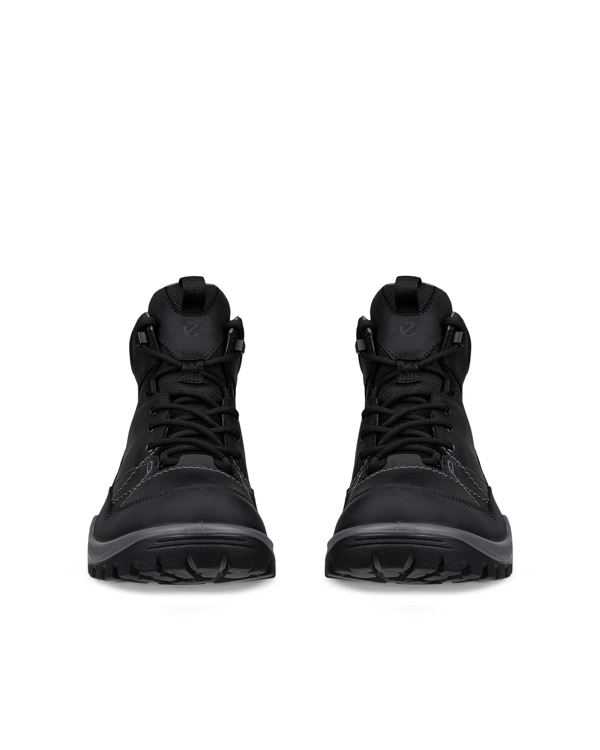 ECCO® RECEPTOR TREKK Herren Wasserdichte Wanderschuh aus Nubukleder - Schwarz - Front pair