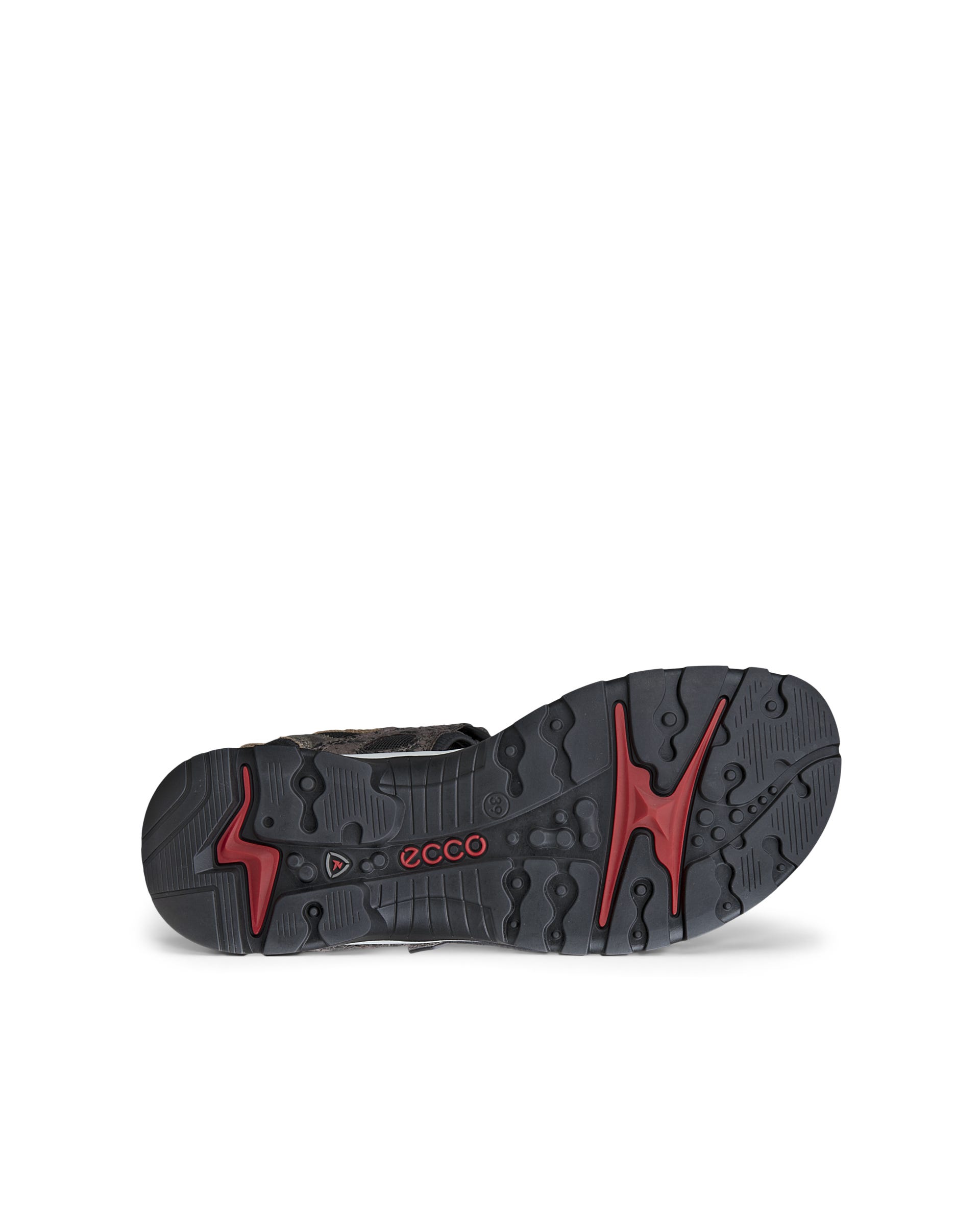 Chinelos tiras cruzadas couro mulher ECCO® OFFROAD - Castanho - Sole