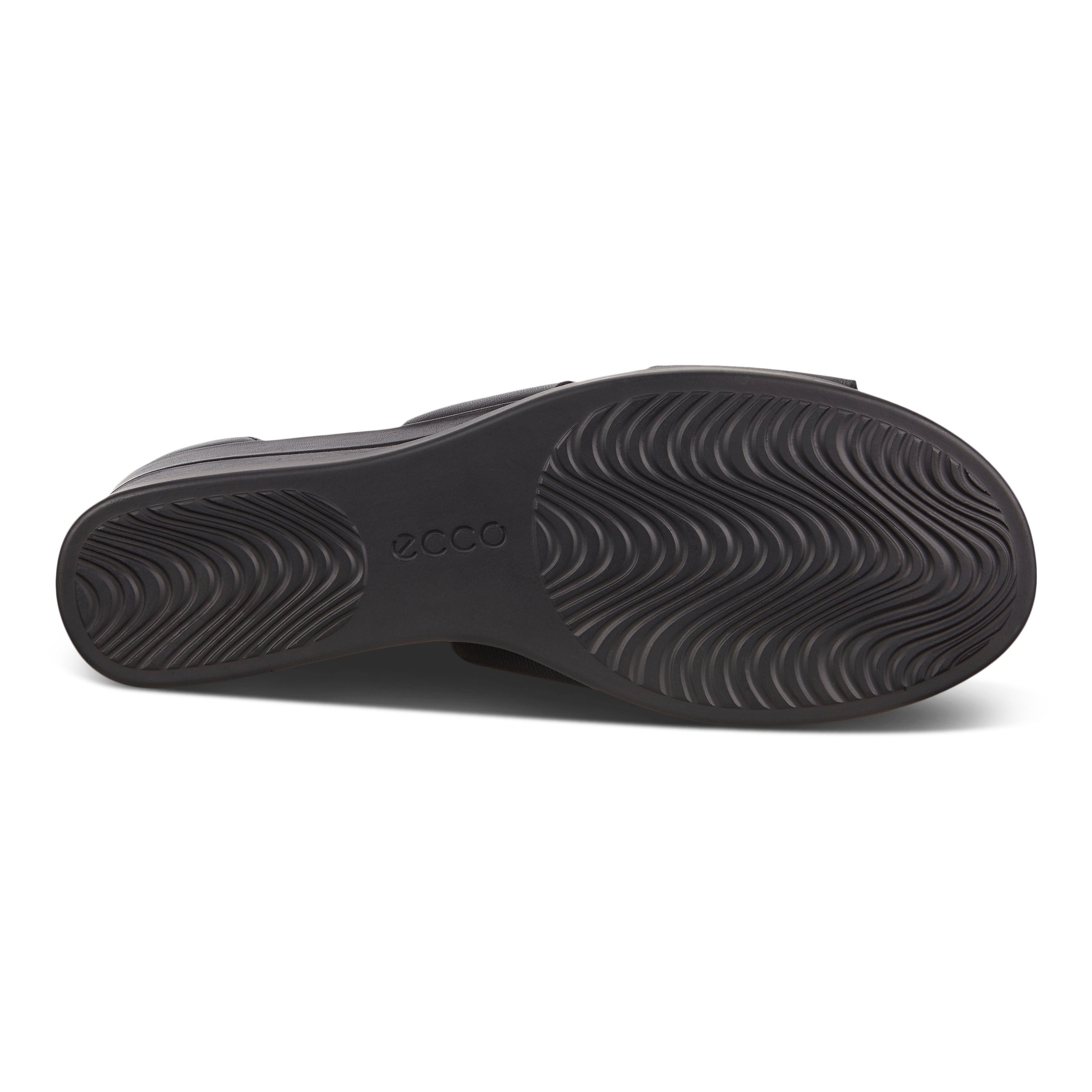 ECCO Shape Wedge Plateau Women's Sandals - Black - Sole