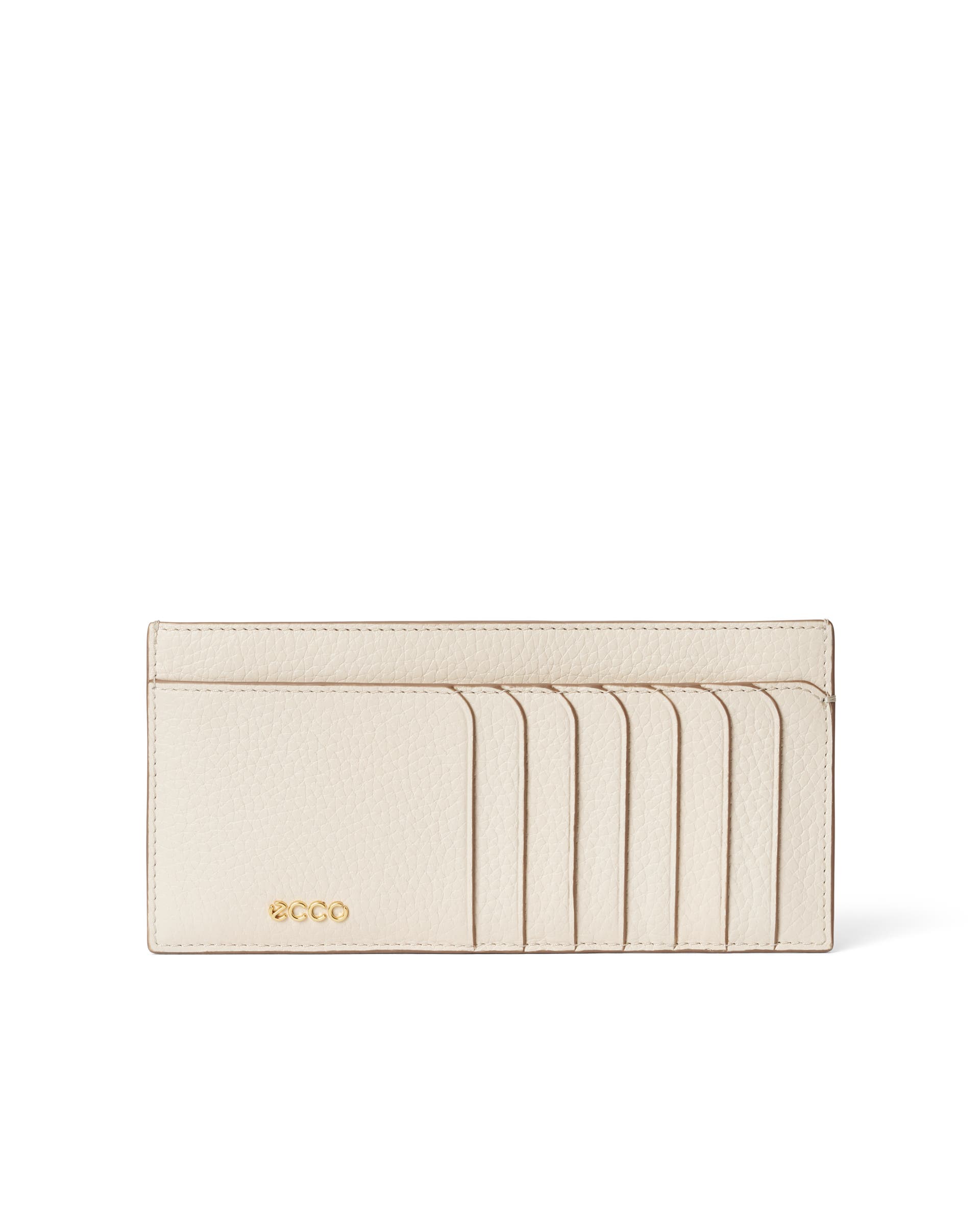 ECCO® Small Leather Wallet - Beige - Main