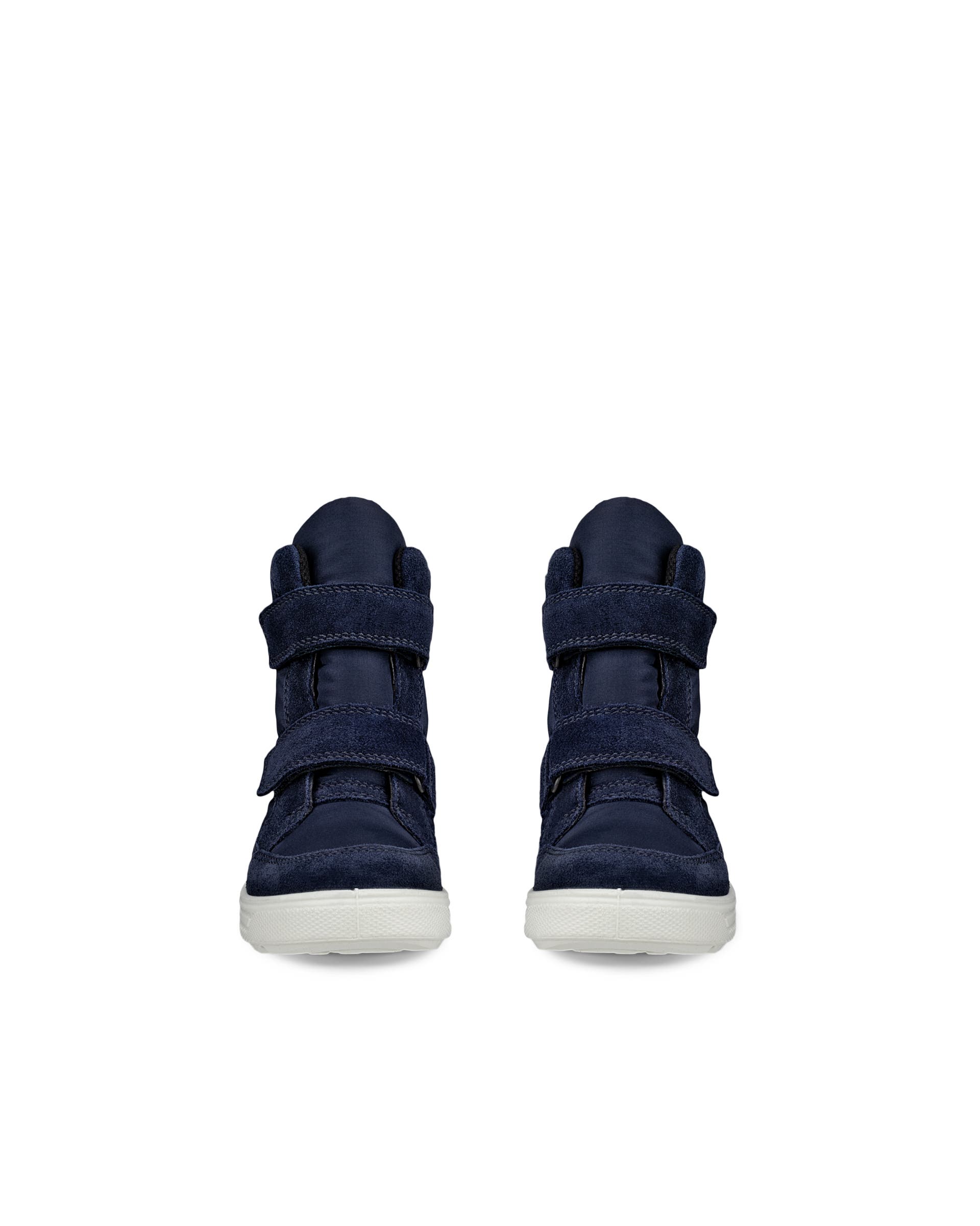 Kids' ECCO® Urban Snowboarder Suede Gore-Tex Winter Boot - Blue - Front pair