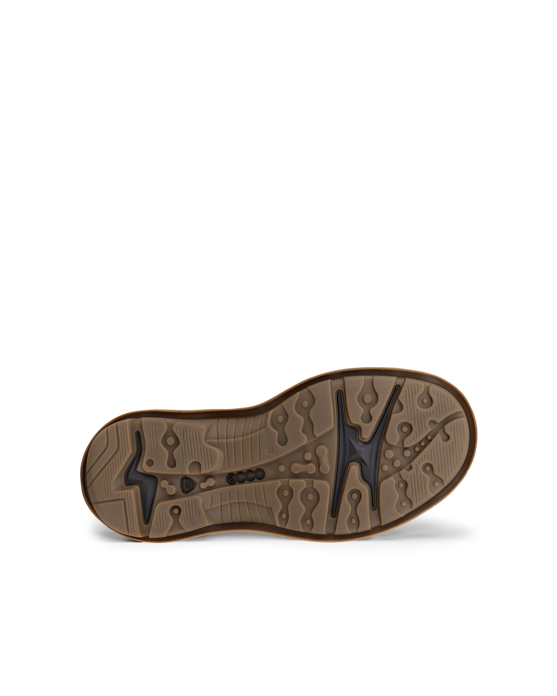 ECCO OFFROAD WOMEN ウィメンズ レザーレースアップシューズ - ブラック - Sole