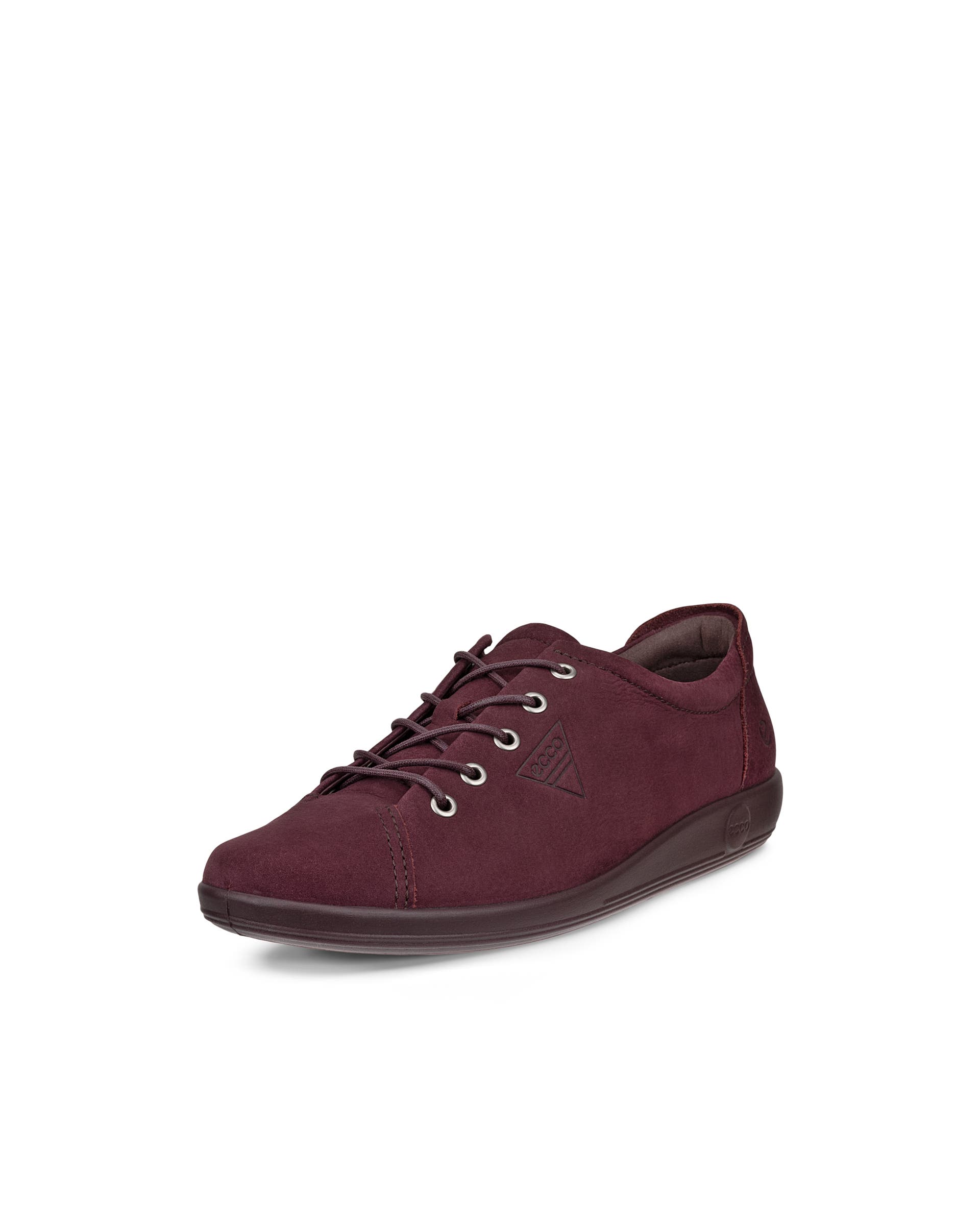 ECCO® Soft 2.0 Damen Sneaker aus Nubukleder - Lila - Main