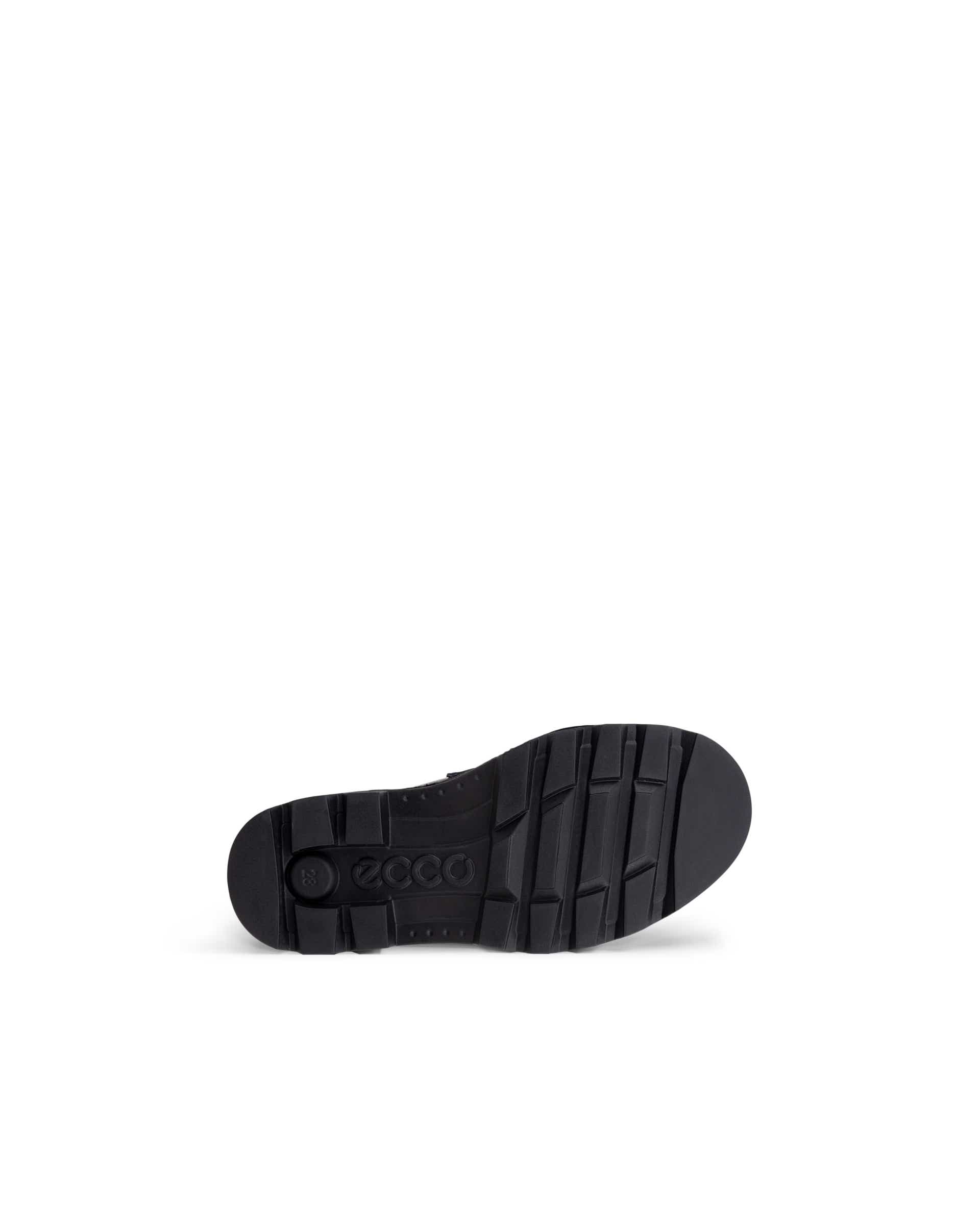 ECCO® GRAINER K mocassins en cuir pour enfant - Noir - Sole