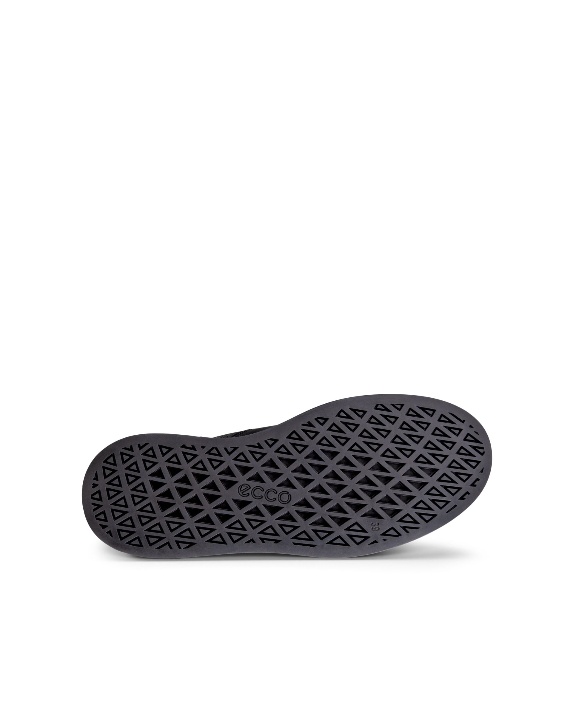 ECCO STREET ACE WOMENS ウィメンズ レザースニーカー - ブラック - Sole