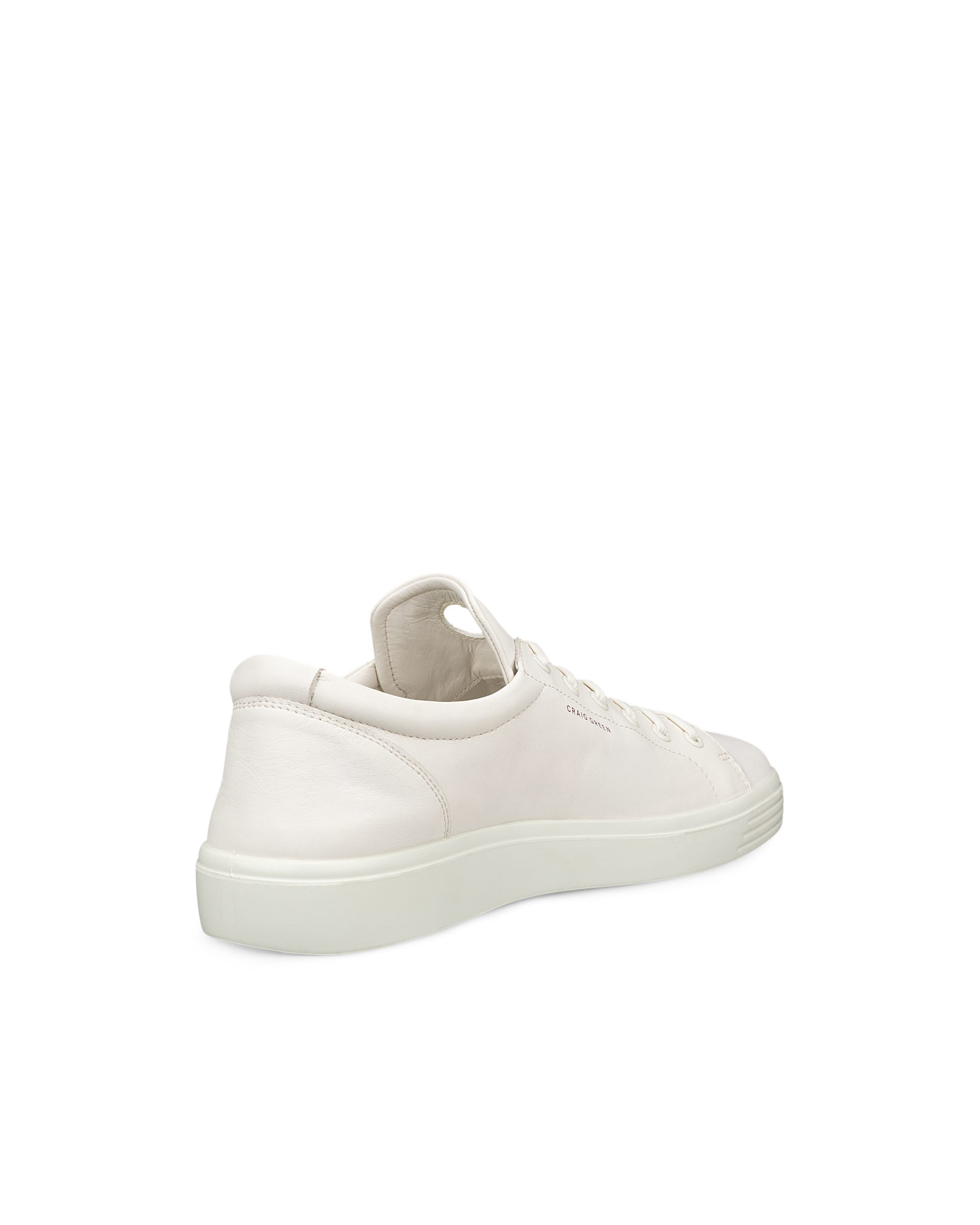 ECCO® SOFT CLASSIC odiniai sportbačiai vyrams - Balta - Back