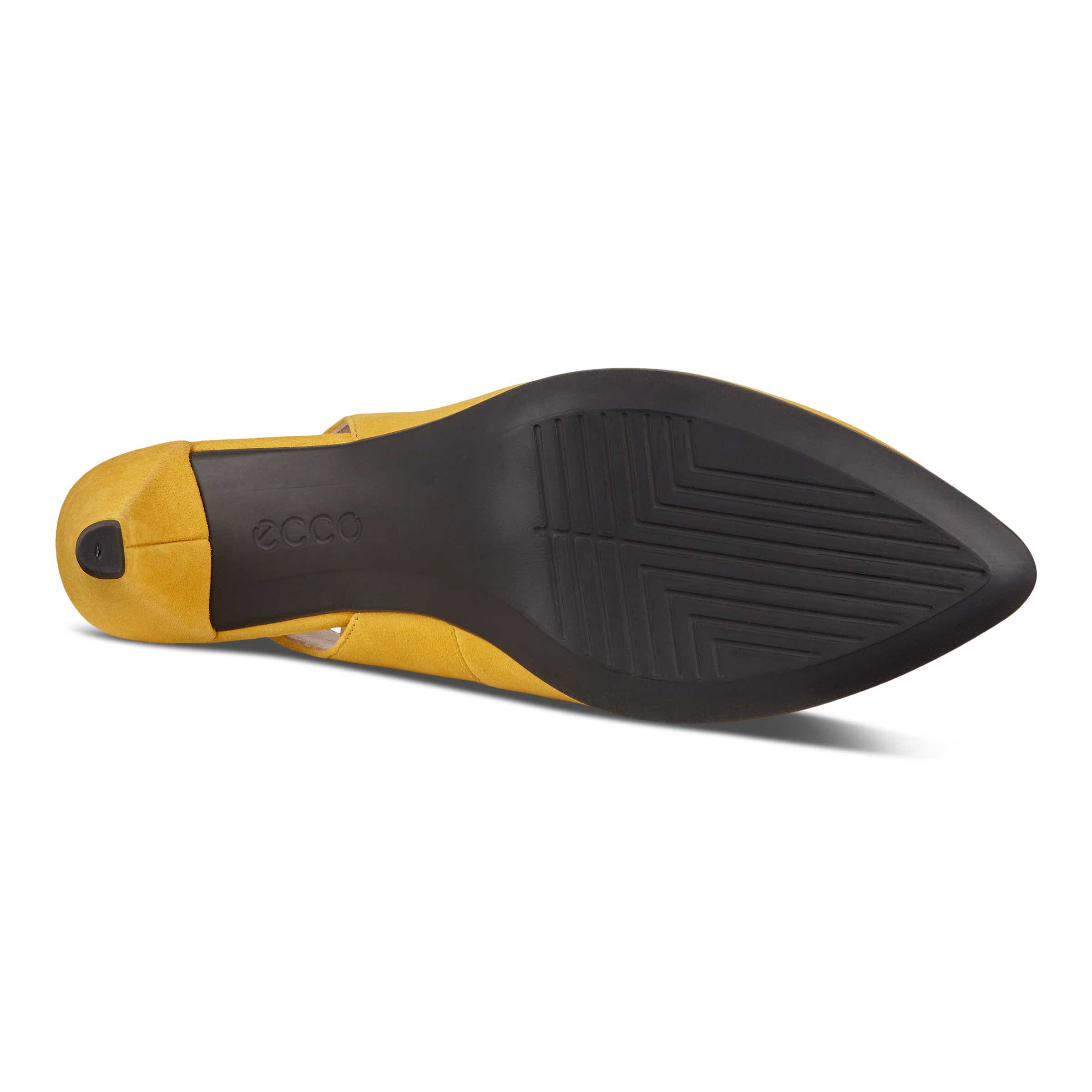 ECCO Women Shape 45 Bout Pointu Courroie Arrière Sandale - Yellow - Sole