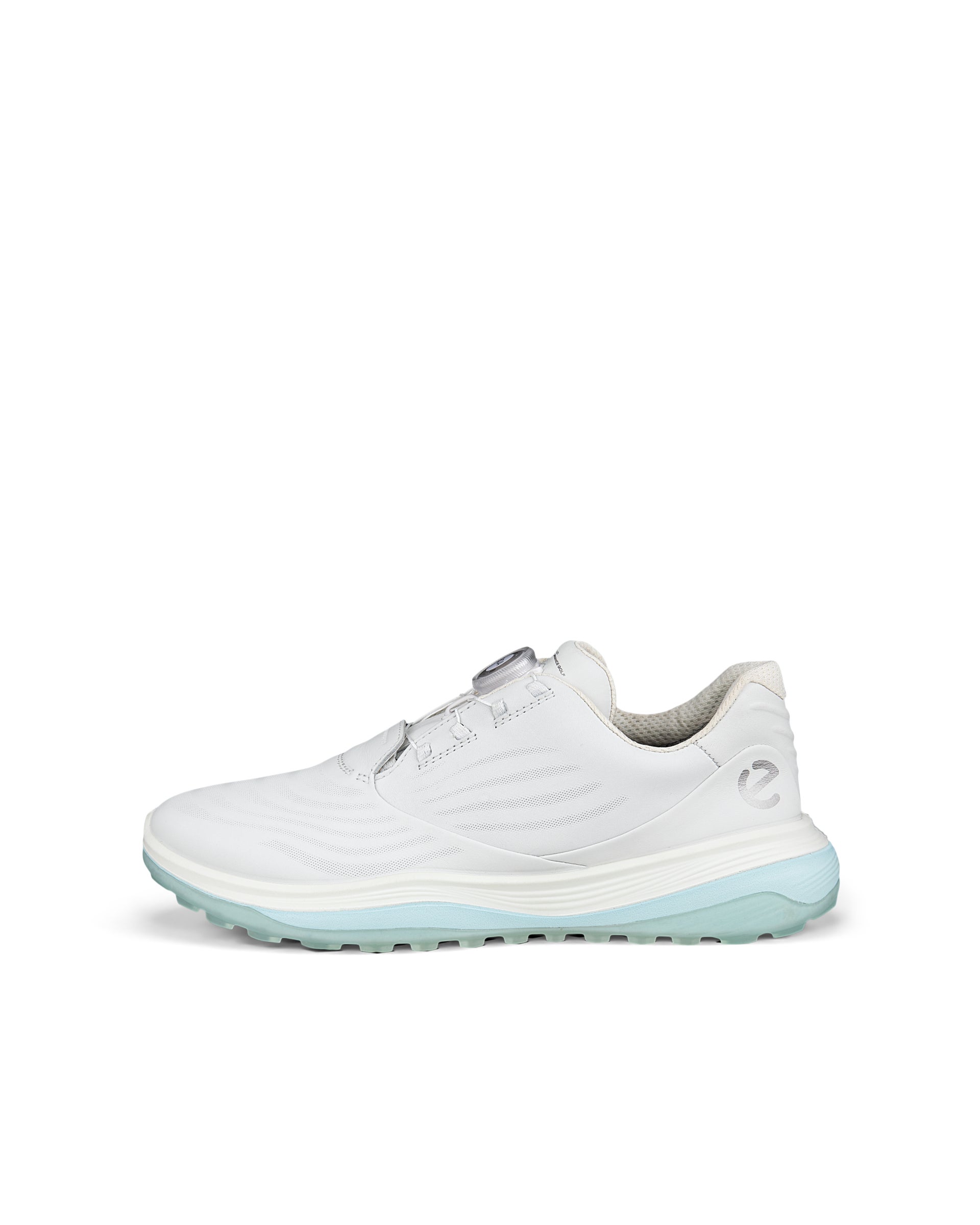 Women's ECCO® Golf LT1 Hybrid BOA Leather Waterproof Shoe - White - Outside