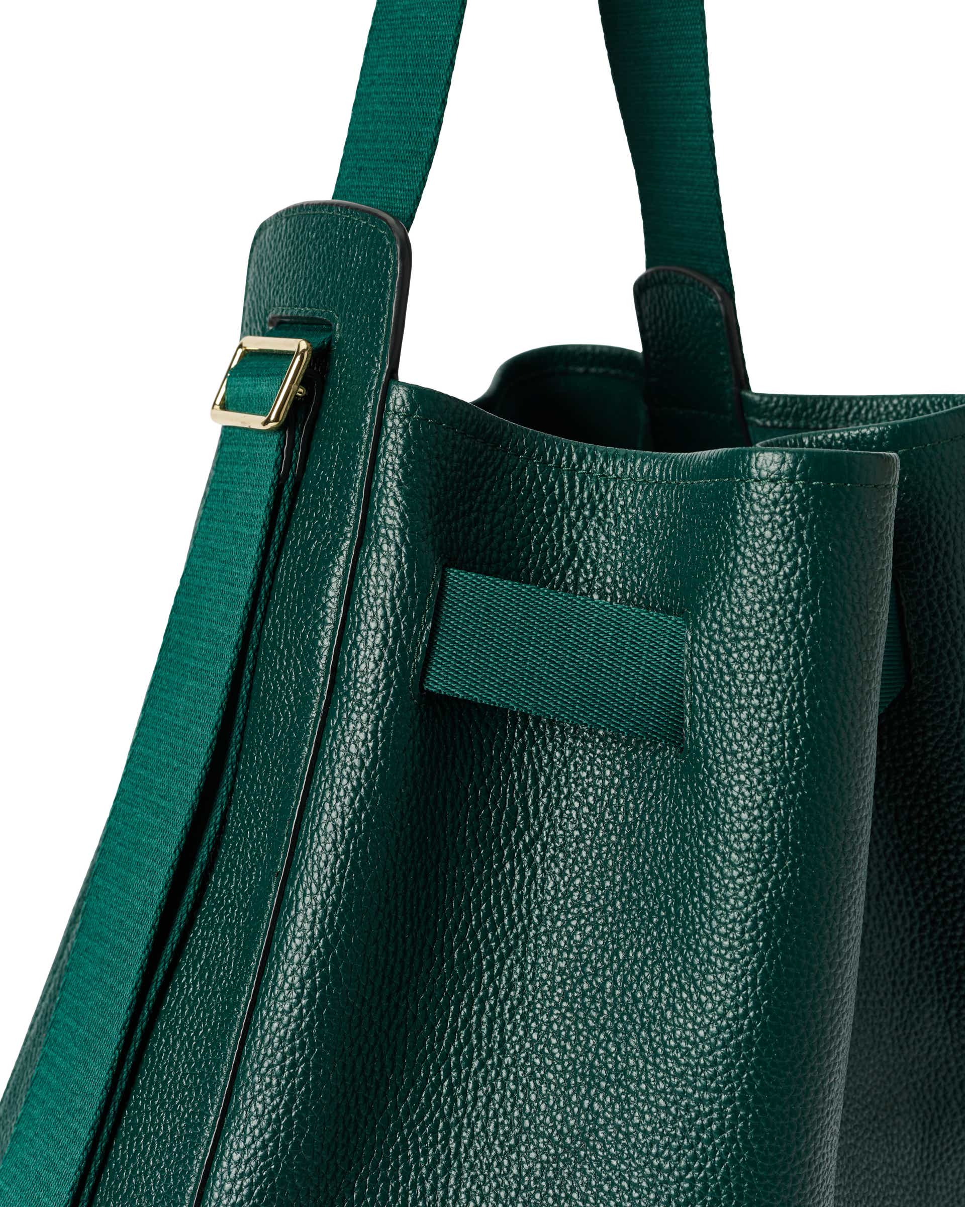 ECCO® Sail Bag sac hobo en cuir - Vert - Detail-1