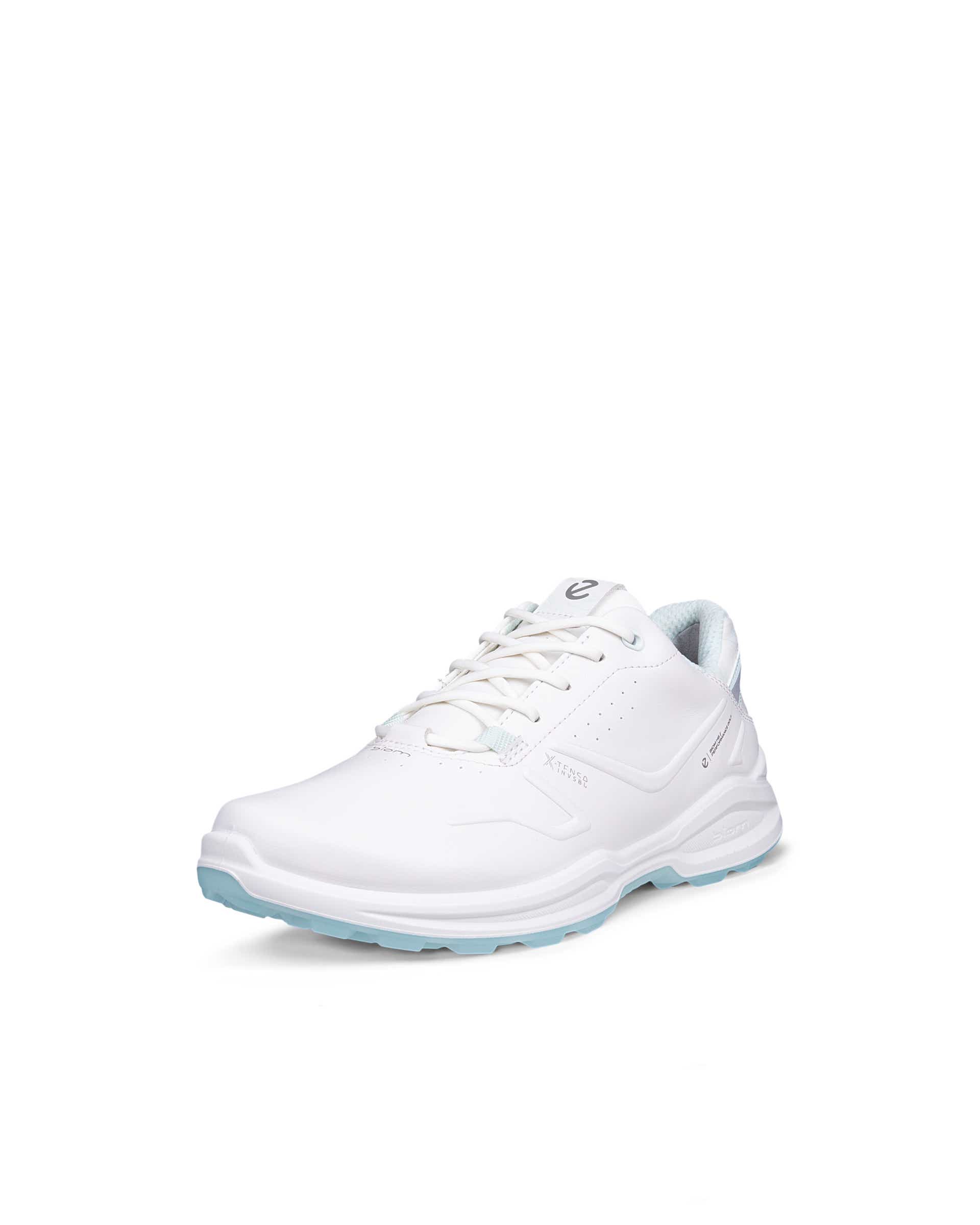 Women's ECCO® Golf Biom H6 Leather Waterproof Golf Shoe - White - Main