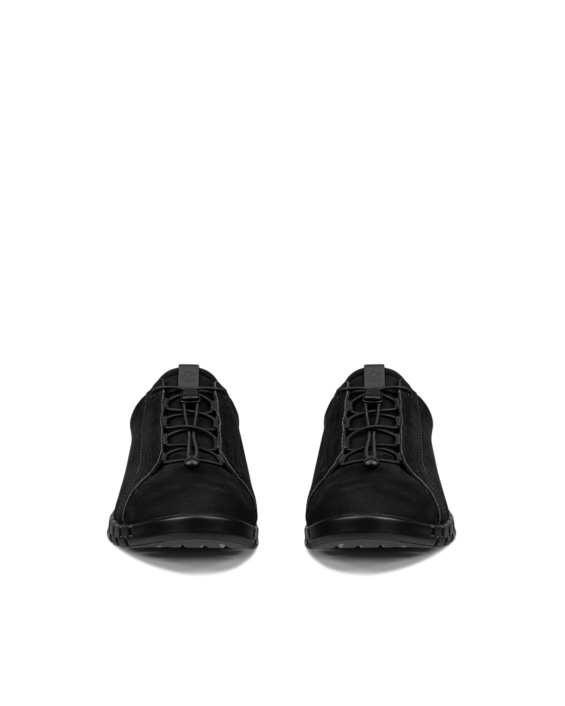 Naisten ECCO® GRUUV LITE nubukki lenkkari - Musta - Front pair