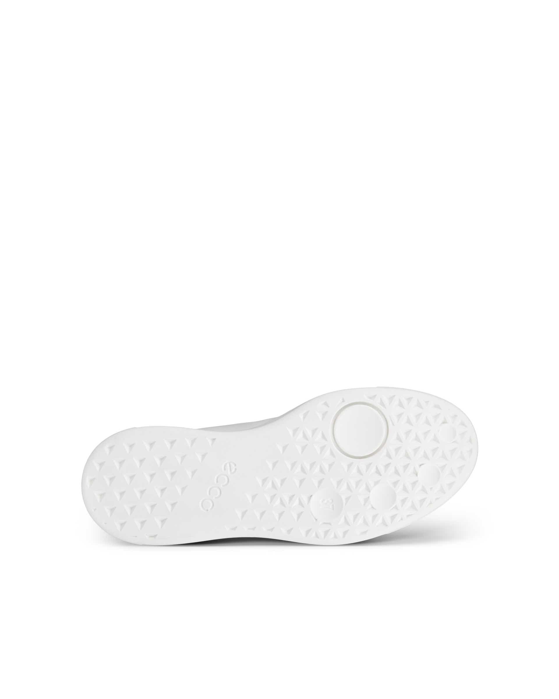 ECCO® Street Tray baskets en cuir pour femme - Blanc - Sole