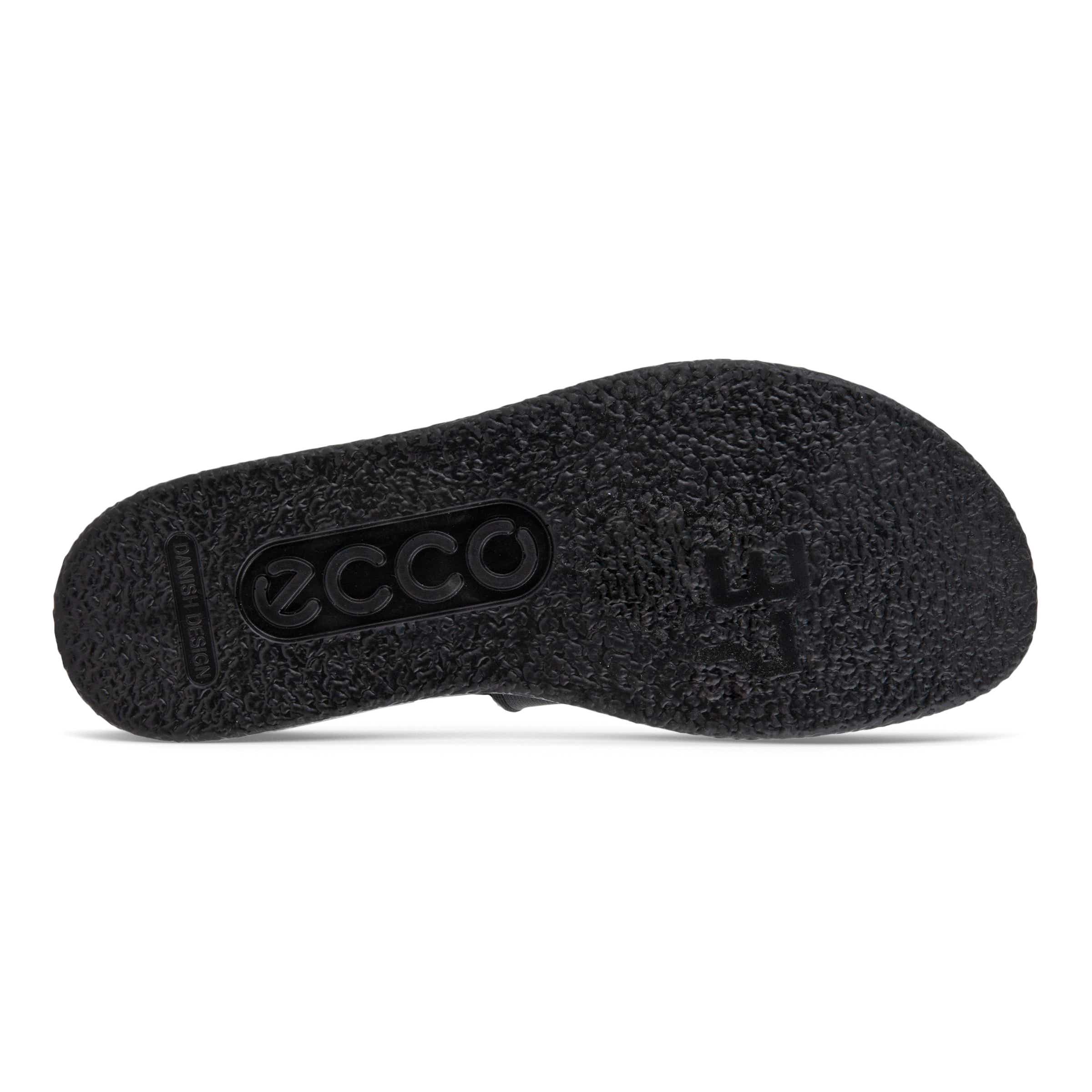 ECCO FLOWT W Flat Sandal - Black - Sole