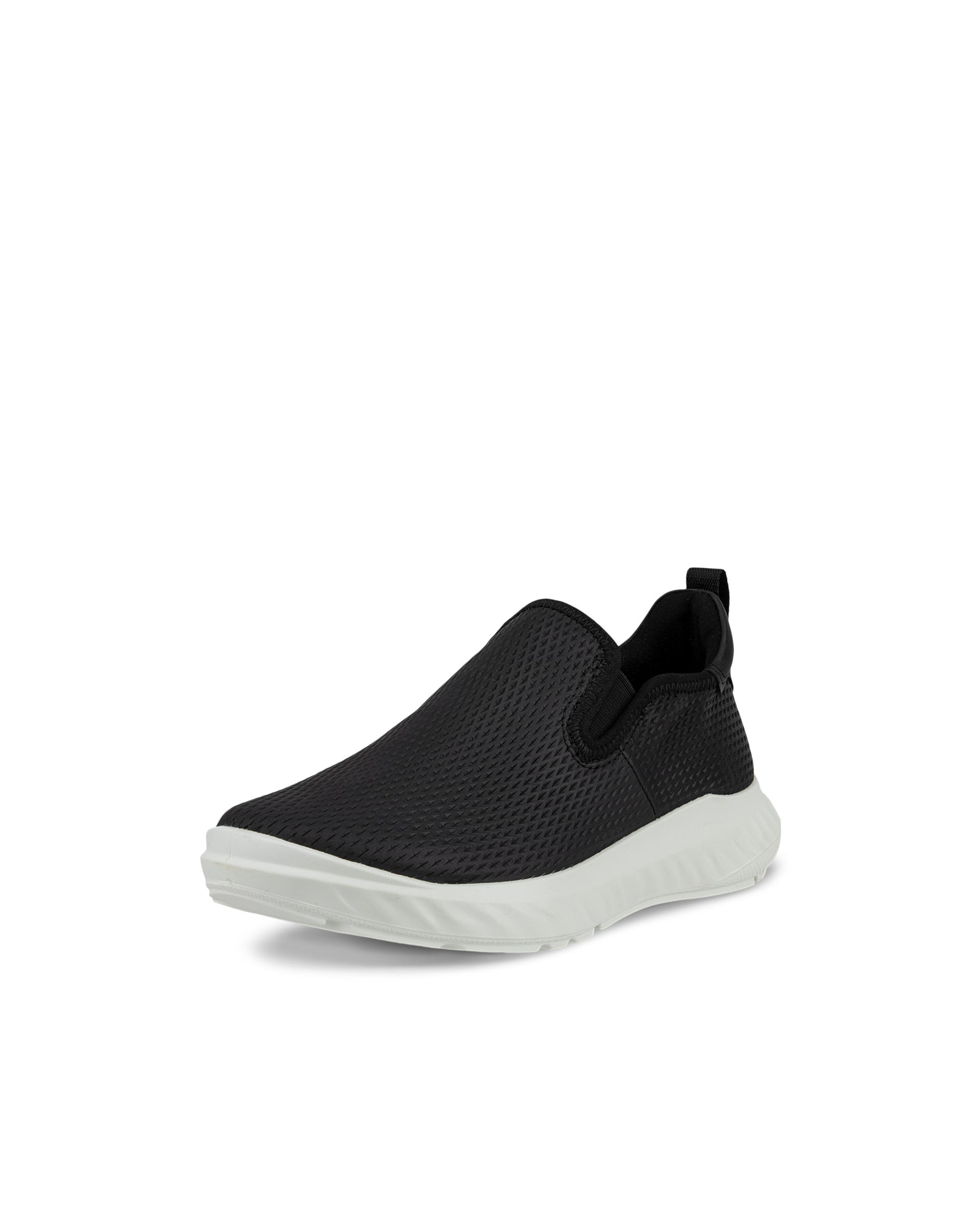 ECCO Ath 1f Women’s Leather Slip On Shoes - Black - Outside