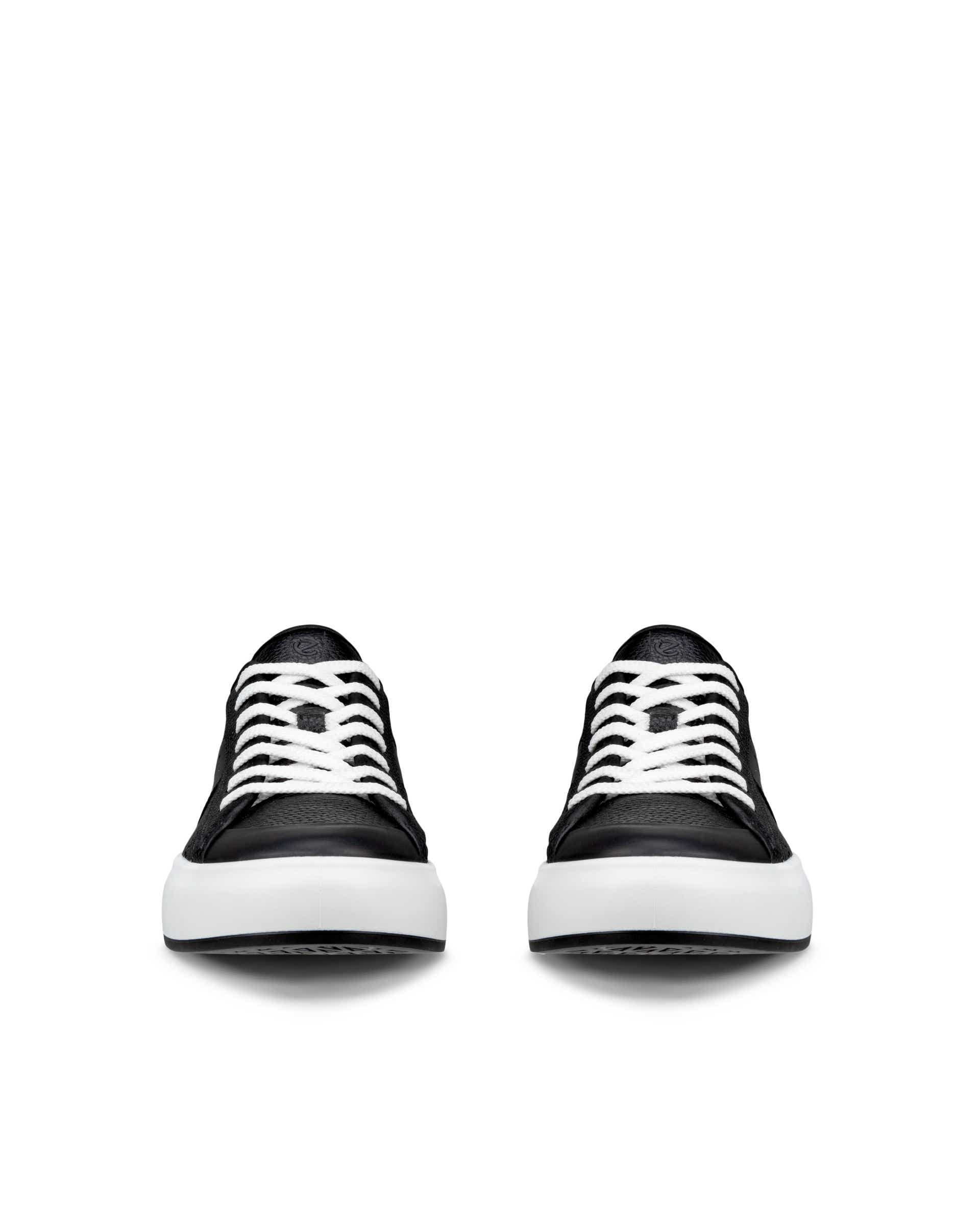 ECCO® Street Ace baskets en cuir pour femme - Noir - Front pair