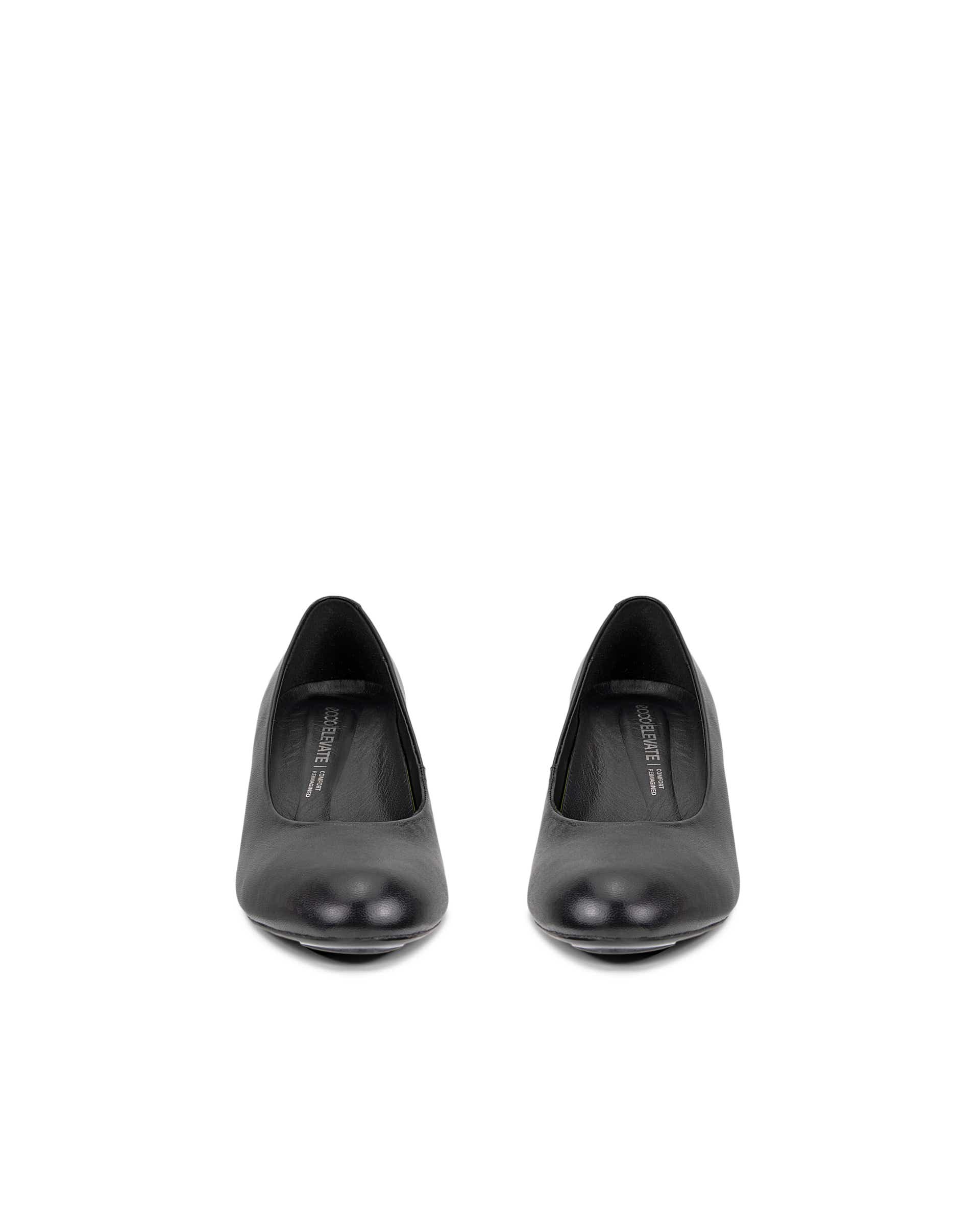 ECCO® ELEVATE 55 escarpins cuir pour femme - Noir - Front pair