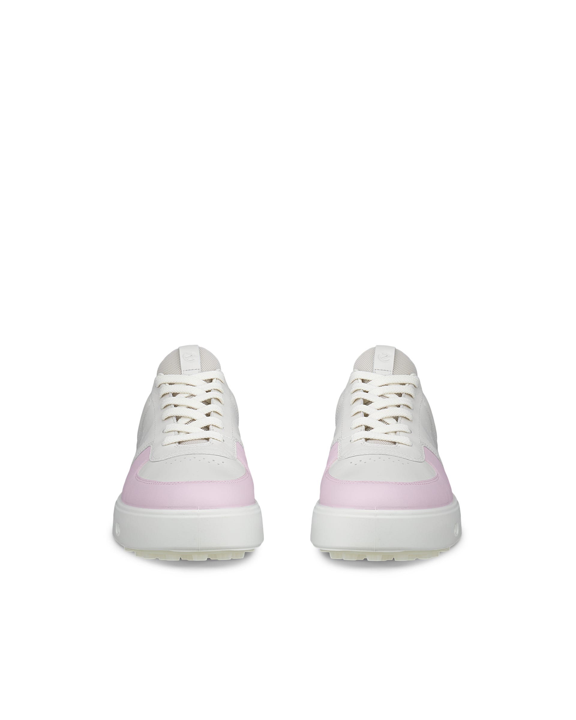 ECCO GOLF STREET 720 WOMEN ウィメンズ レザーGore-Texゴルフシューズ - ホワイト - Front pair