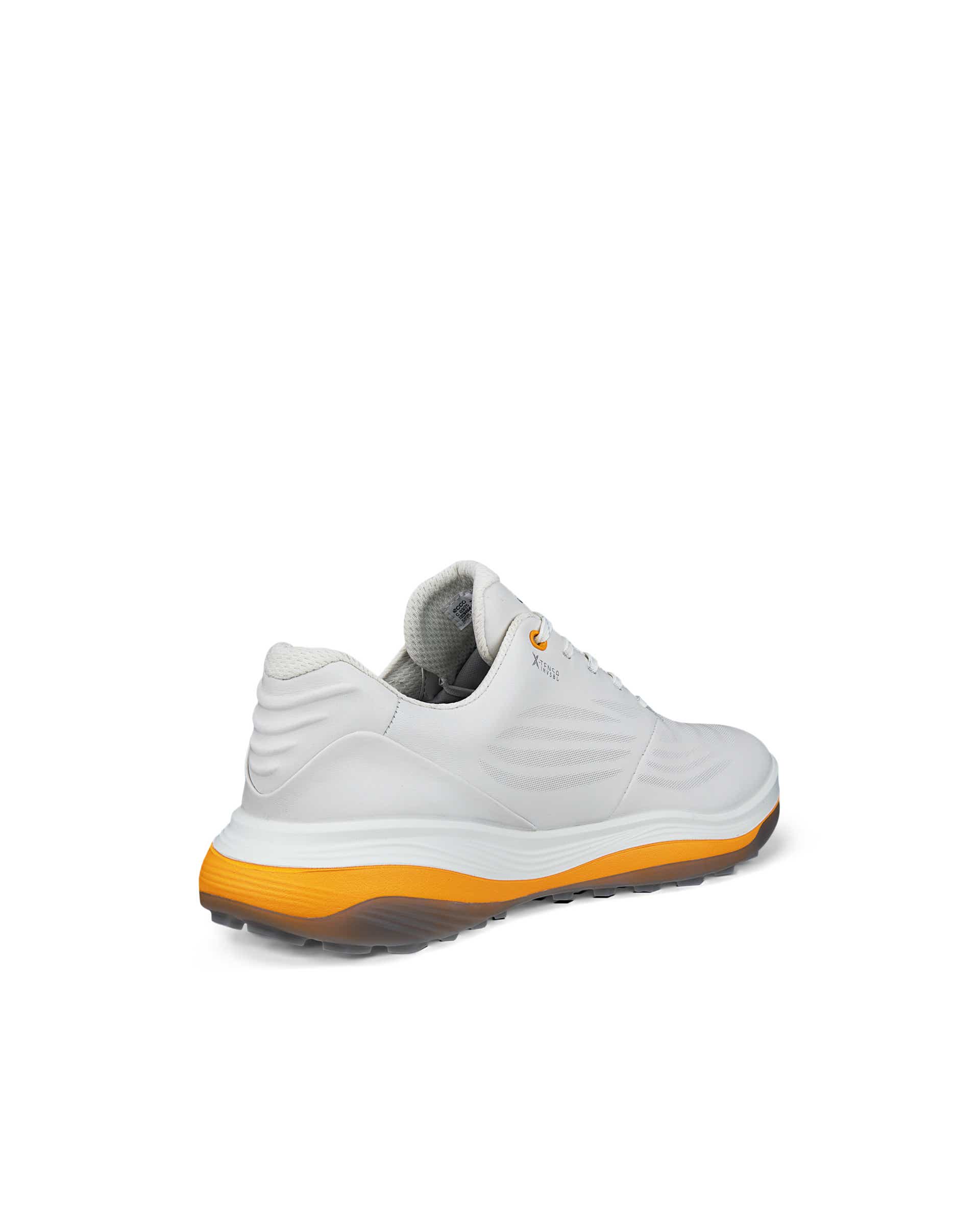 ECCO® Golf LT1 férfi vízálló bőr golfcipő - Fehér - Back