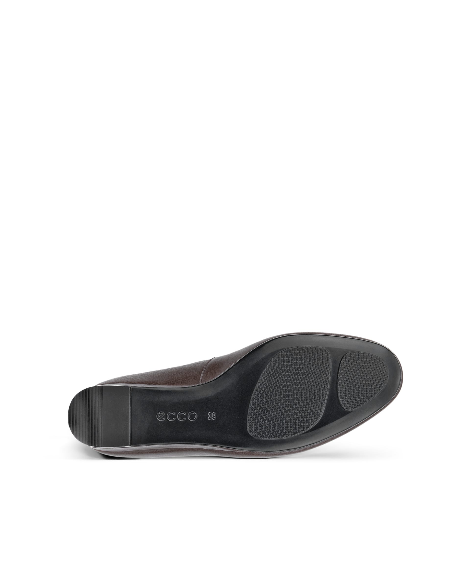 ECCO® ELEVATE WEDGE escarpins en cuir à talon carré pour femme - Brun - Outside