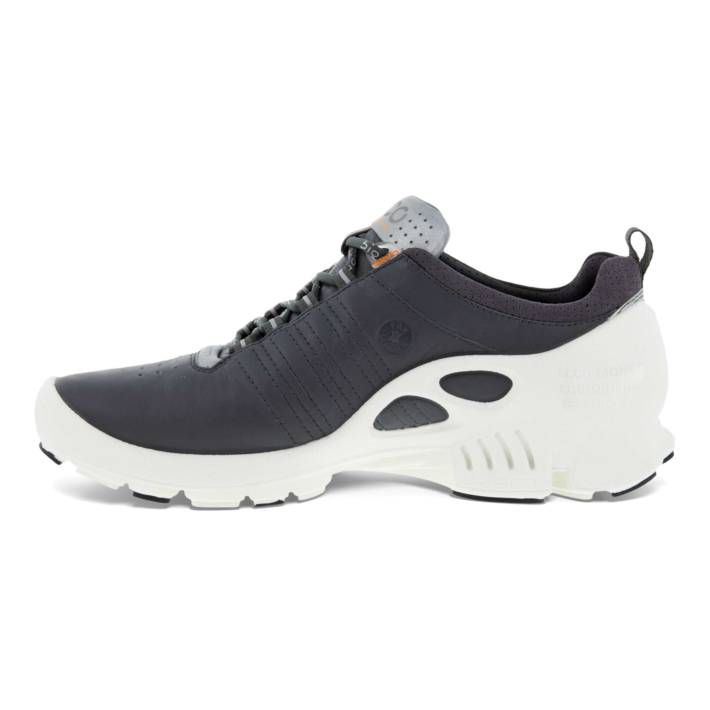 Men's ECCO® BIOM C Leather Sneaker - Grey - Inside