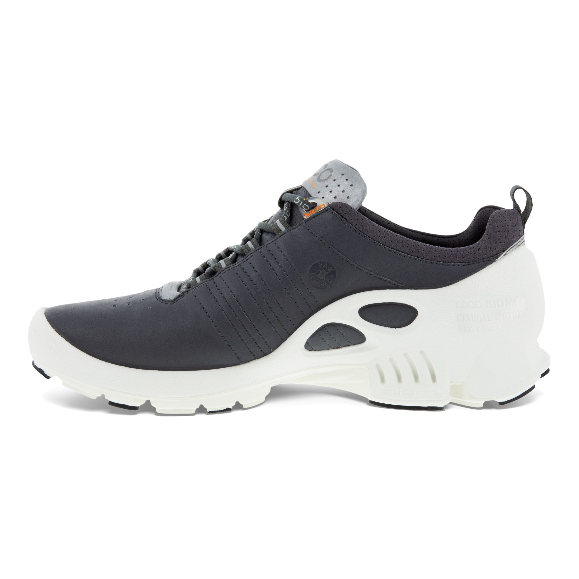 Men's ECCO® BIOM C Leather Sneaker - Grey - Inside
