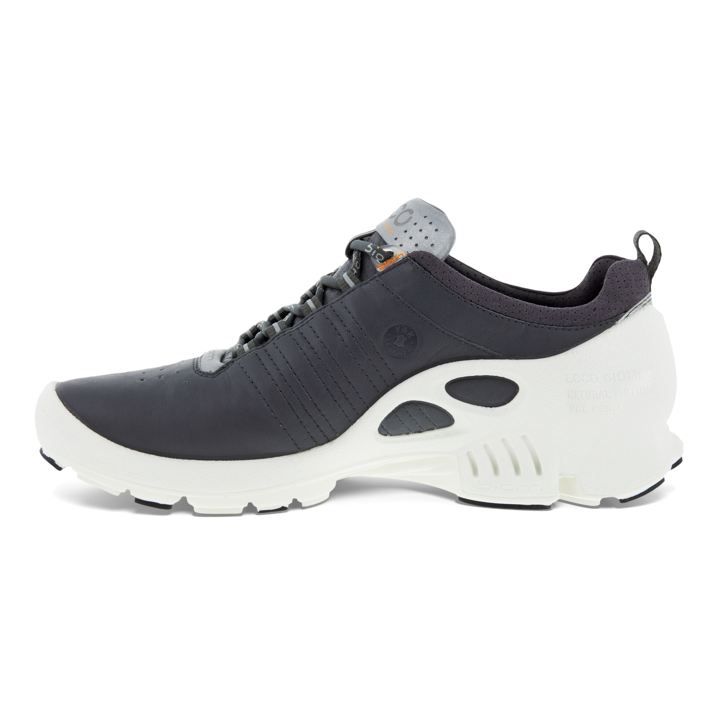 Men's ECCO® BIOM C Leather Sneaker - Grey - Inside