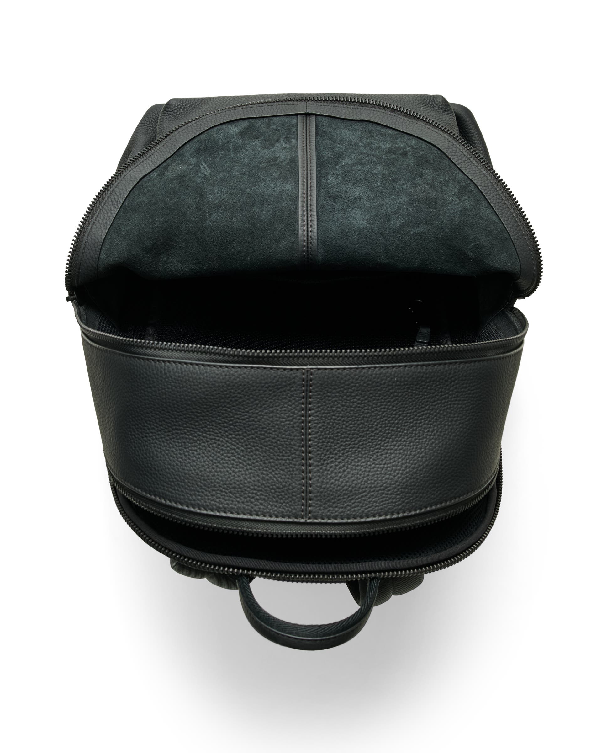 ECCO® Round Pack sac à dos en cuir - Noir - Birdeye