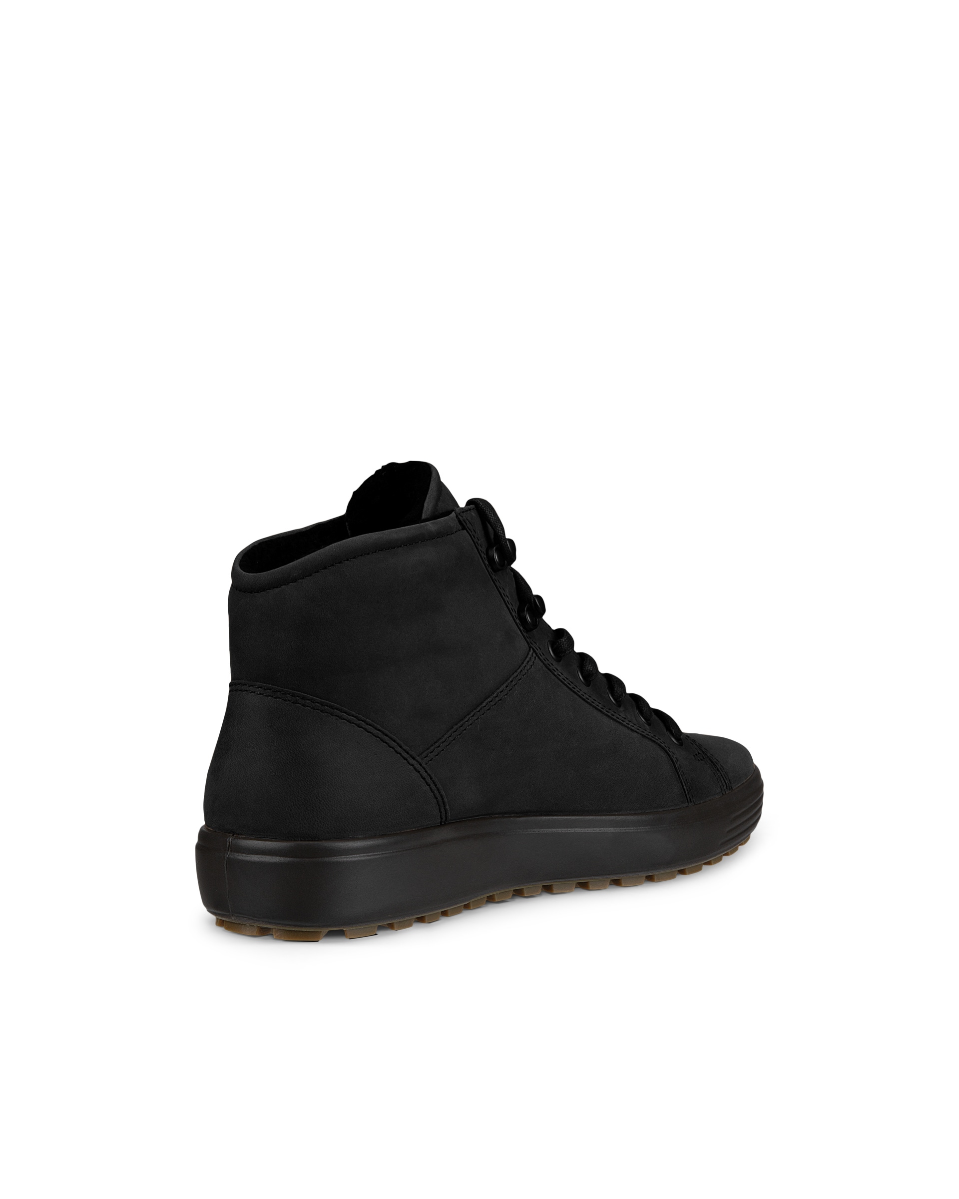 ECCO® Soft 7 Tred II bottes mi-hautes en nubuck pour homme - Noir - Back