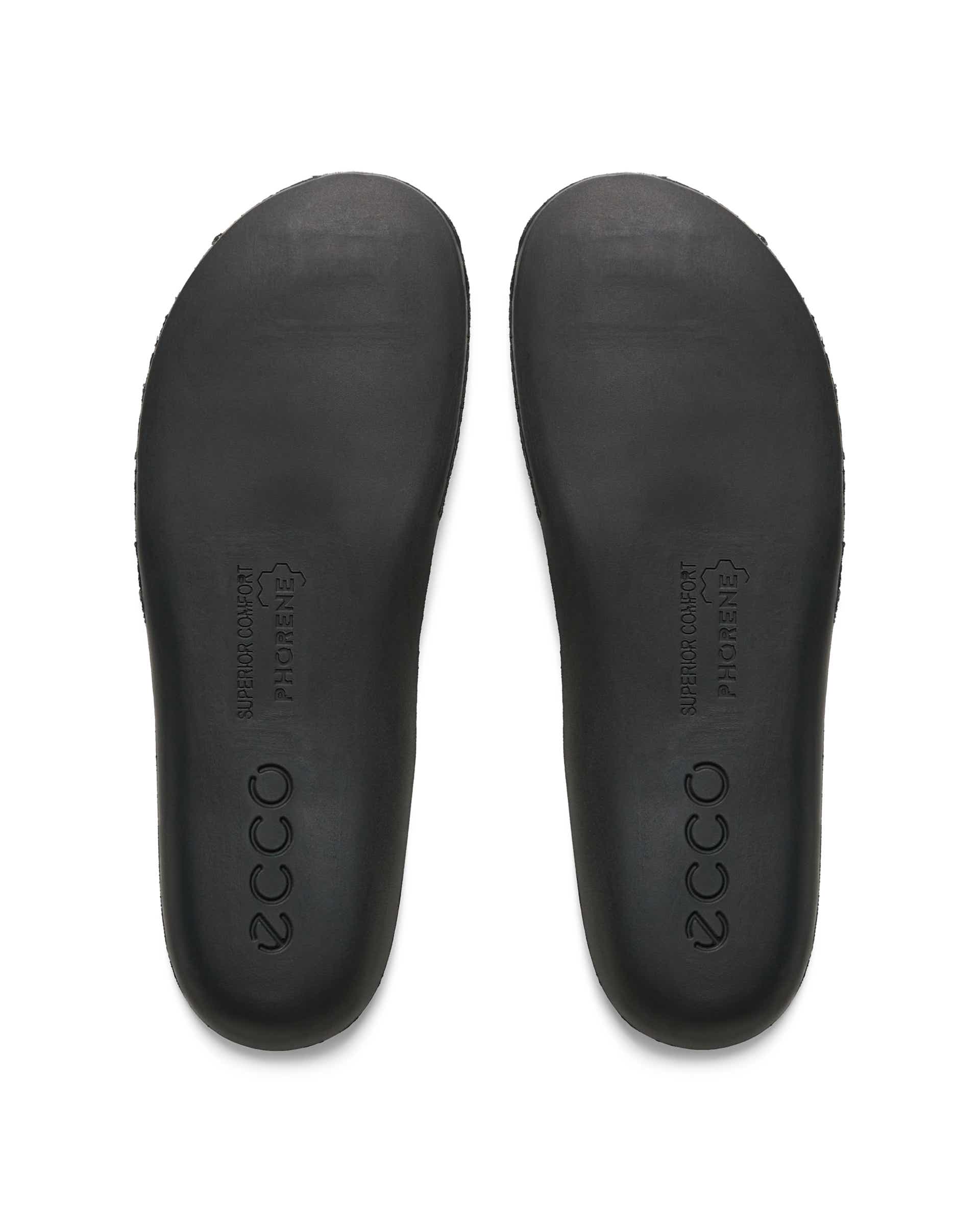 ECCO® Kinder Kunstfell-Einlegesohlen - Schwarz - Back