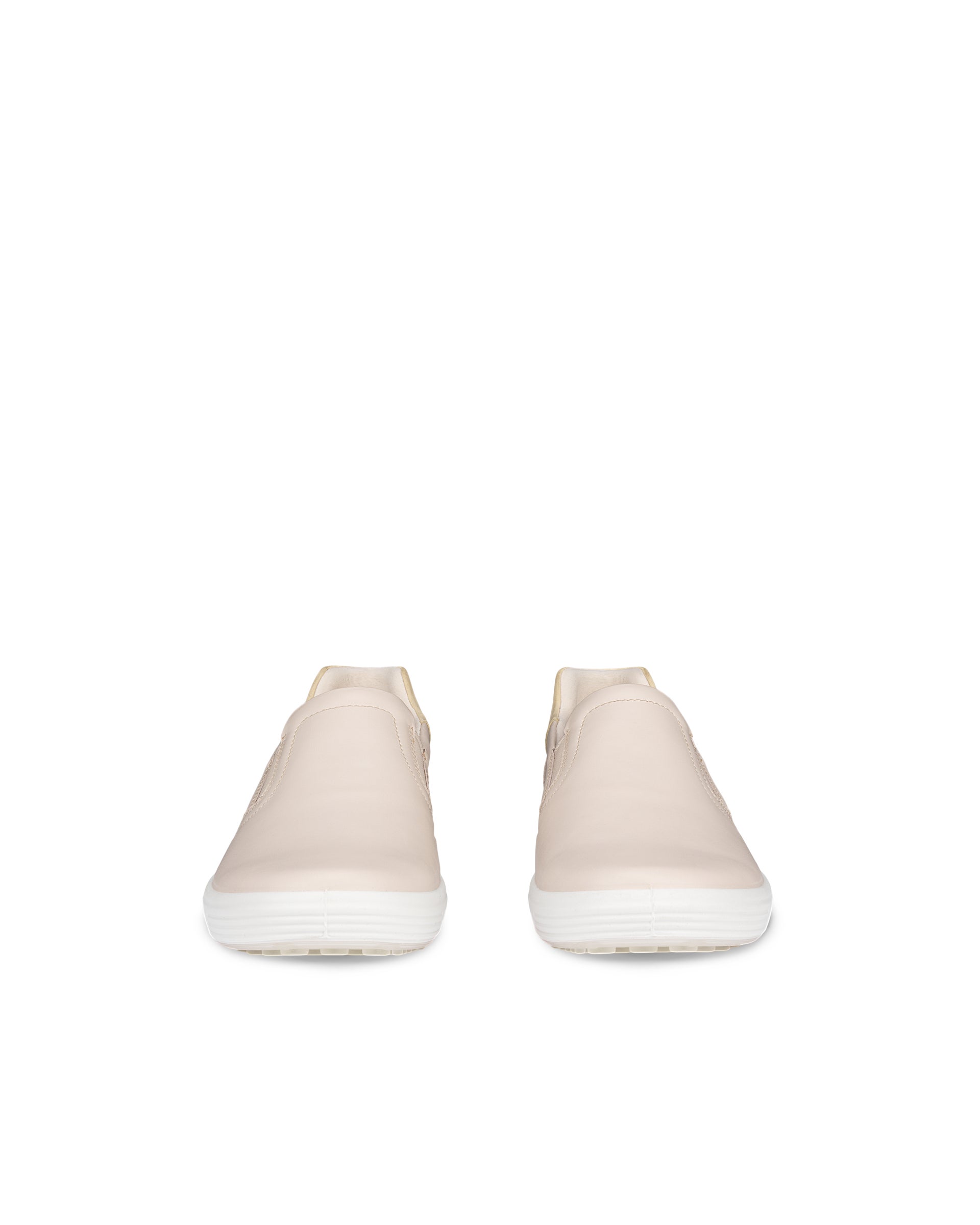 ECCO ゴルフ スニーカー ベージュ 43 ECCO SOFT 7 SLIP ON Women ウィメンズ レザースニーカー | ベージュ